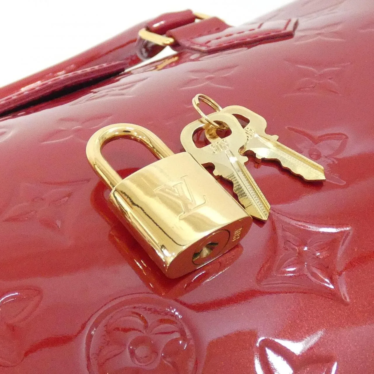 LOUIS VUITTON M90058 Handbag Vernis Black Vernis Rank A - Thumbnail 4