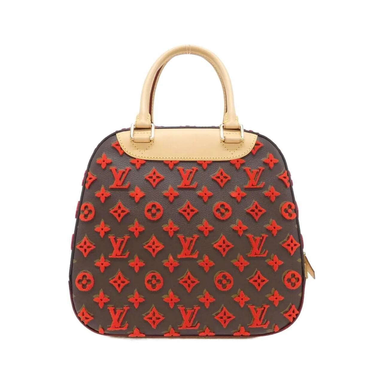 LOUIS VUITTON M40922 手提包 Monogram Rouge Monogram 中古品A - 縮圖 2