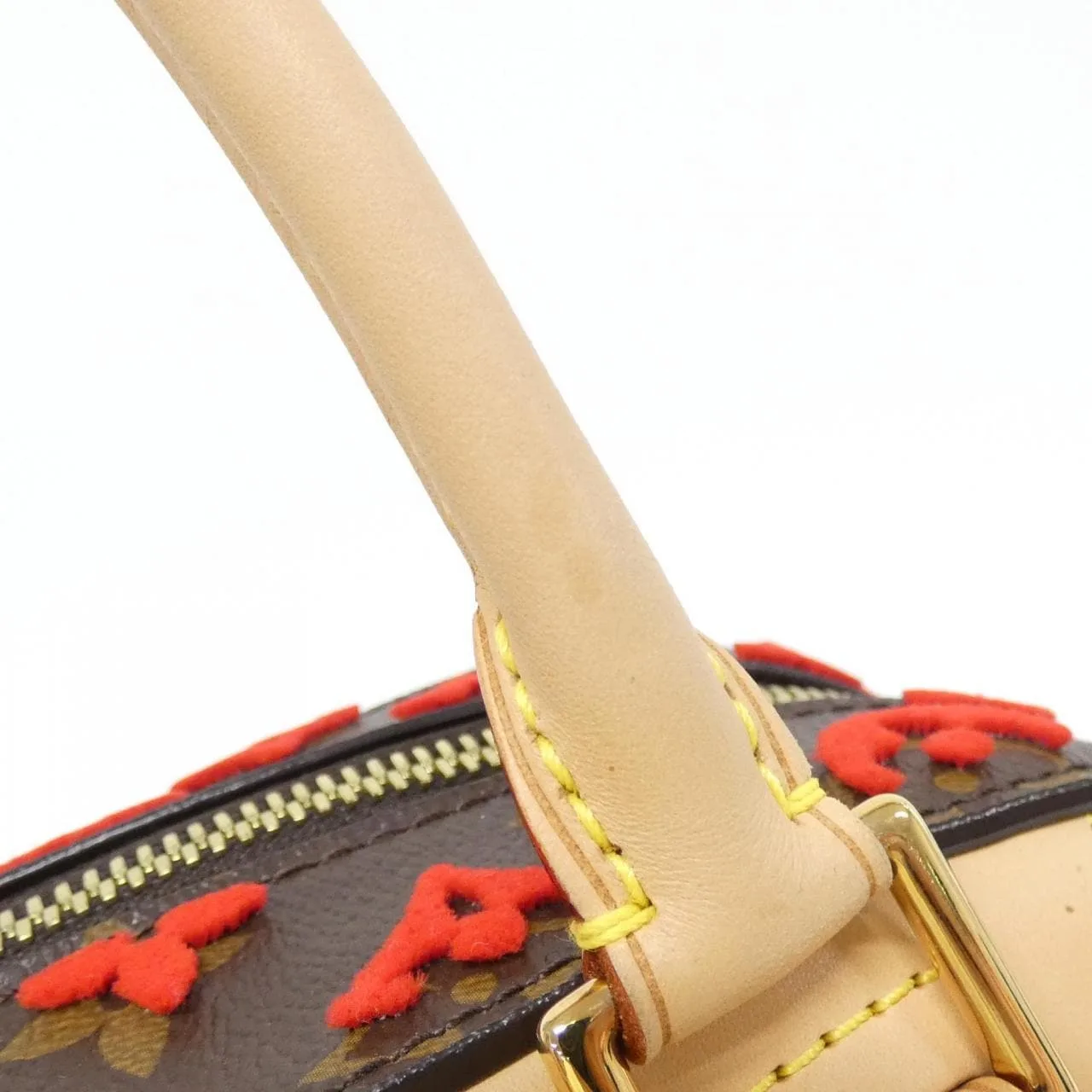 LOUIS VUITTON M40922 手提包 Monogram Rouge Monogram 中古品A - 縮圖 6