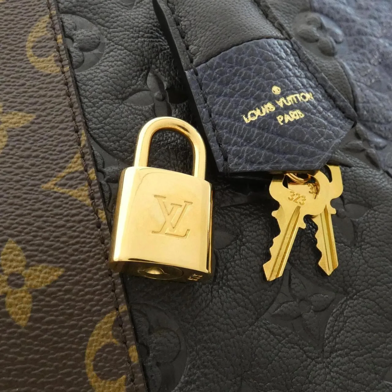 LOUIS VUITTON M40504 肩背包 Monogram 黑色 Monogram 中古品A - 縮圖 5