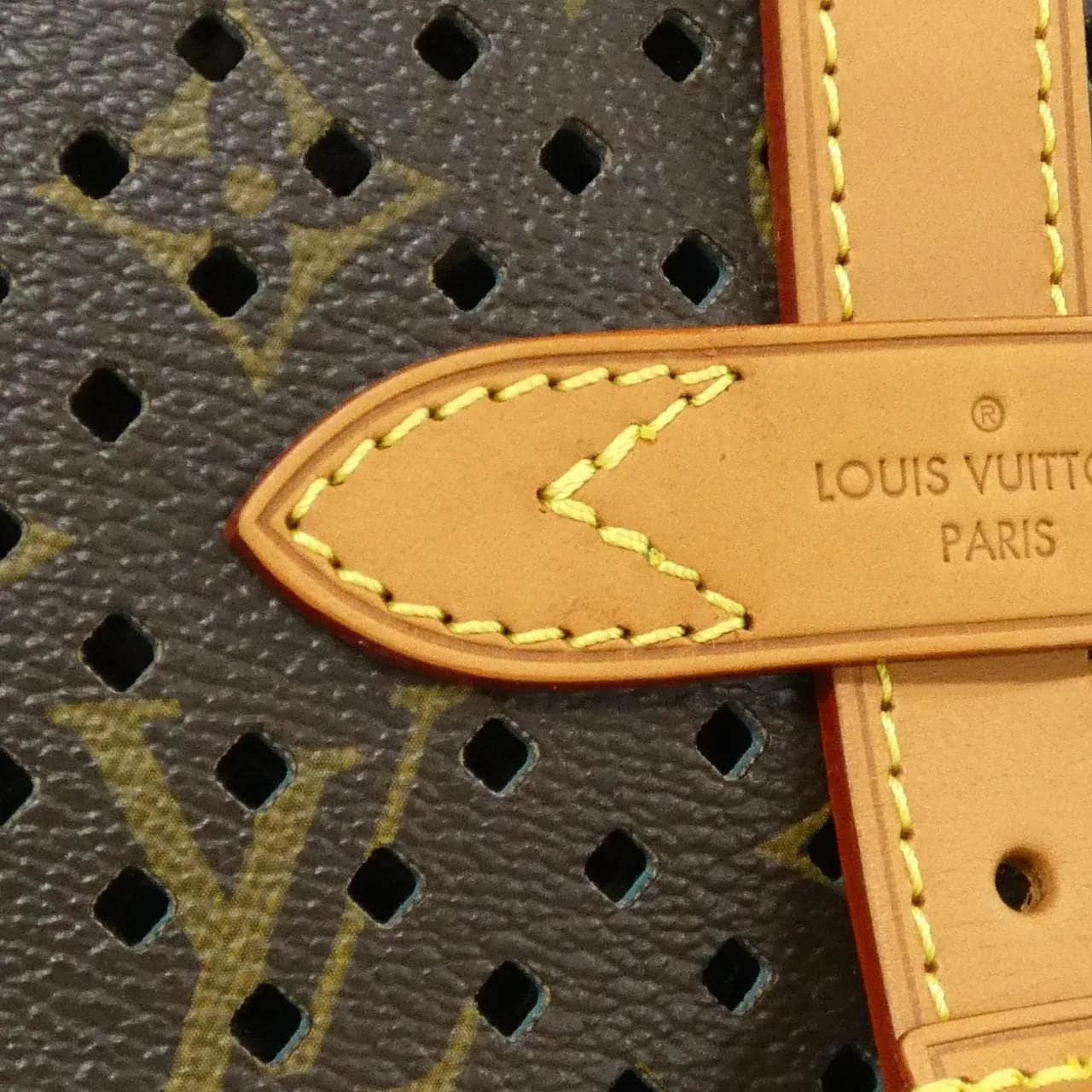 LOUIS VUITTON Saumur M93998 肩背包 Monogram 黑色 Monogram 中古品A - 縮圖 6