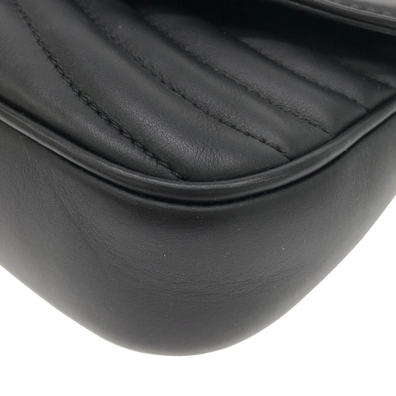 LOUIS VUITTON Pochette M56461 Shoulder Black Rank A - Thumbnail 3