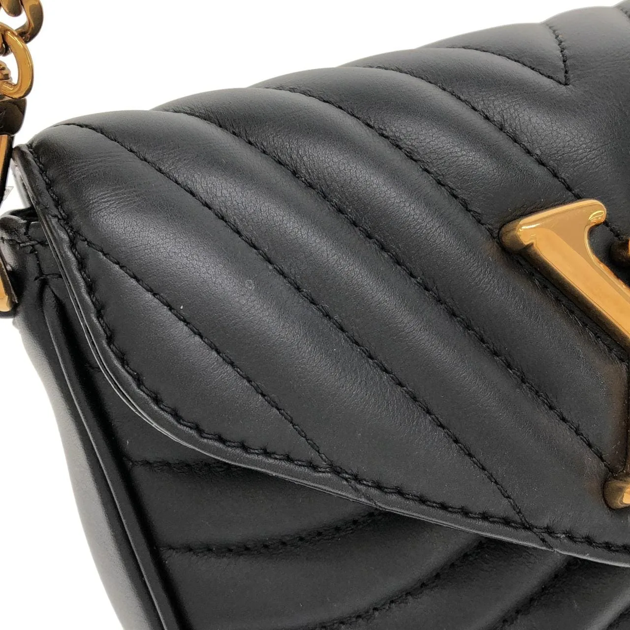 LOUIS VUITTON Pochette M56461 Shoulder Black Rank A - Thumbnail 5