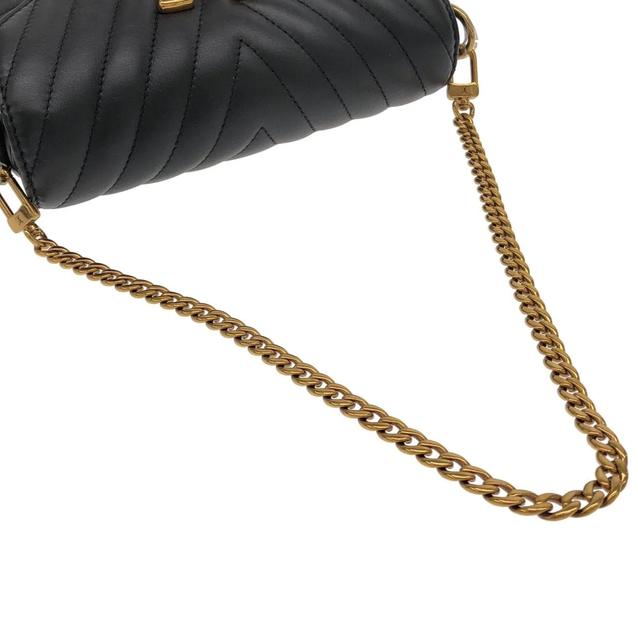 LOUIS VUITTON Pochette M56461 Shoulder Black Rank A - Thumbnail 7
