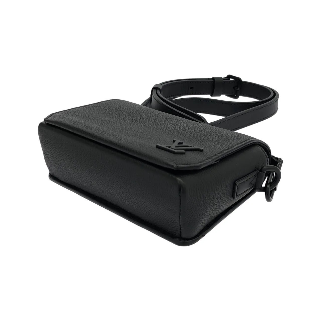LOUIS VUITTON M82085 肩背包 羊皮 黑色 羊皮 中古品A - 縮圖 3