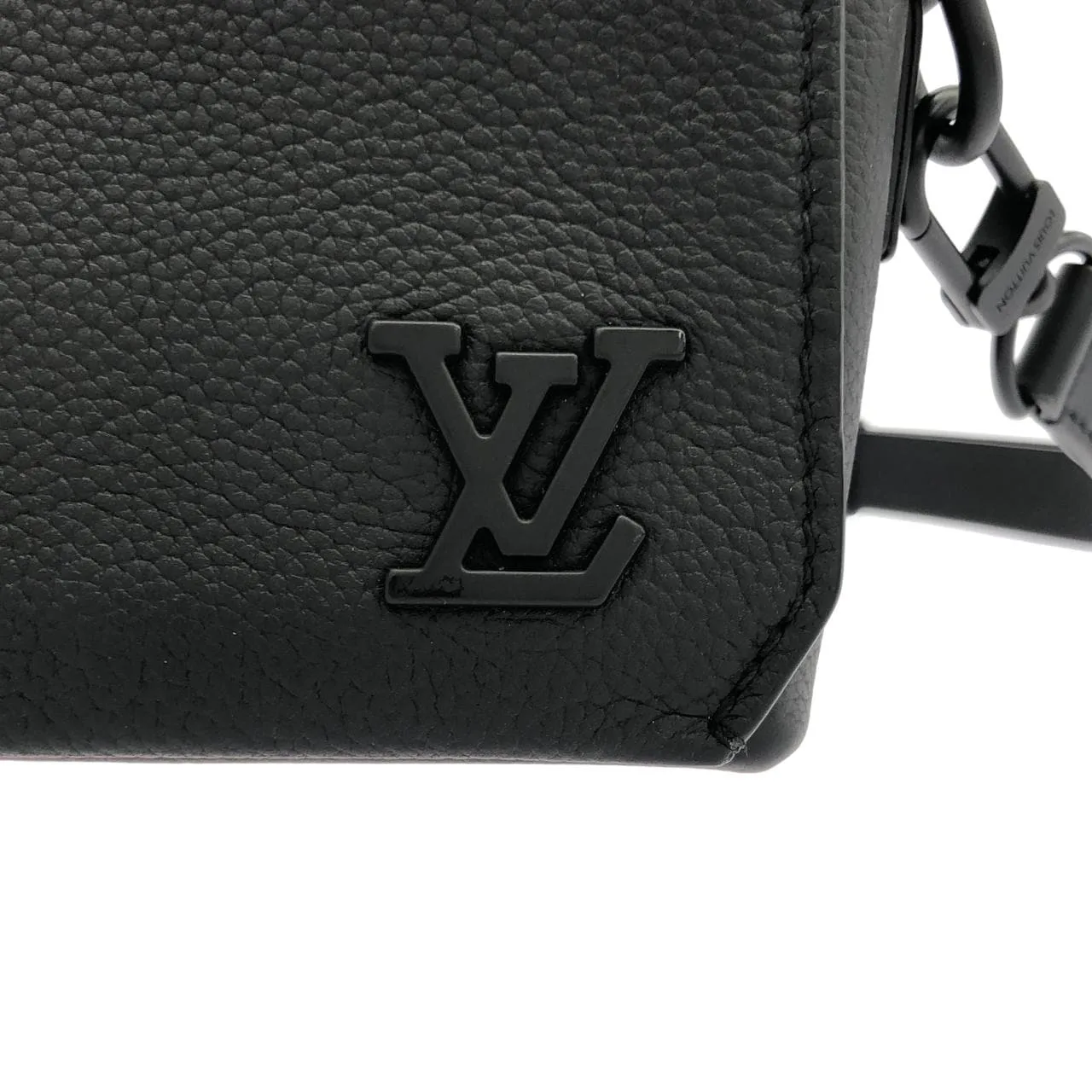 LOUIS VUITTON M82085 肩背包 羊皮 黑色 羊皮 中古品A - 縮圖 5