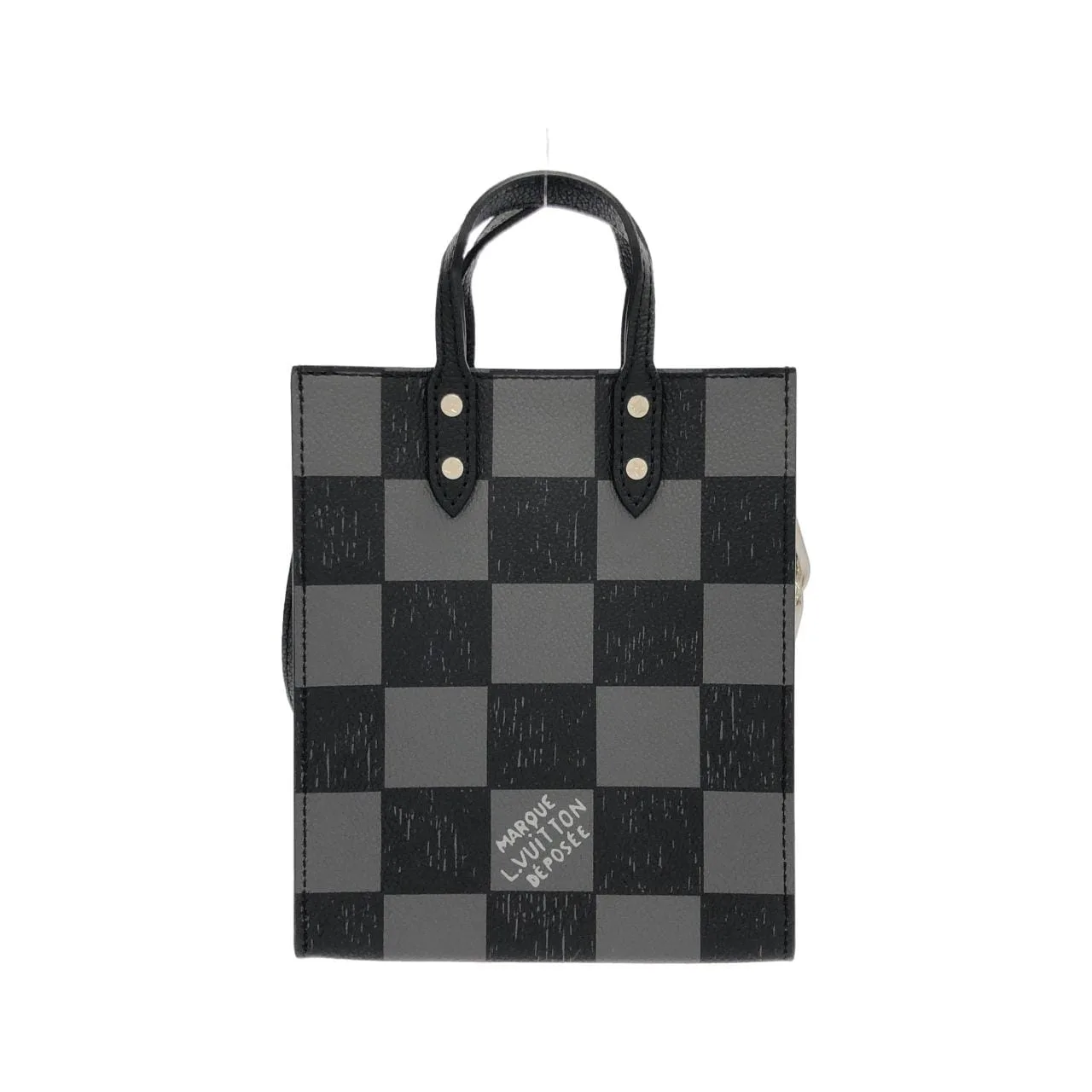 LOUIS VUITTON N60479 手提包 Damier 黑色 Damier 中古品A - 縮圖 2