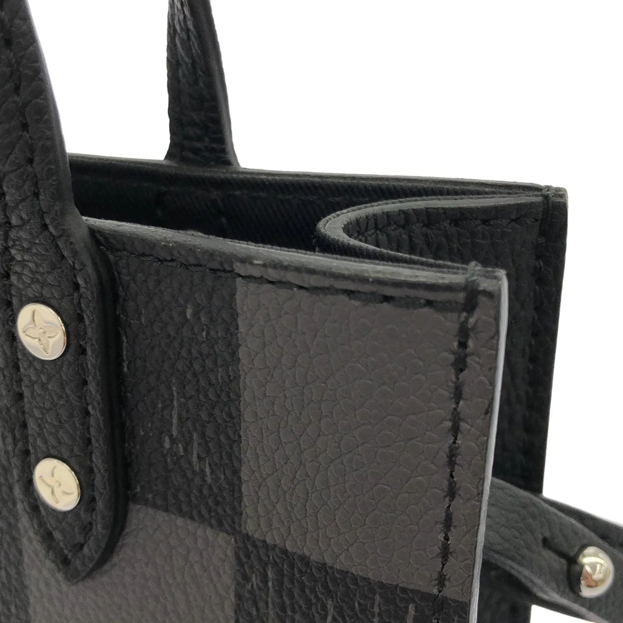 LOUIS VUITTON N60479 手提包 Damier 黑色 Damier 中古品A - 縮圖 4
