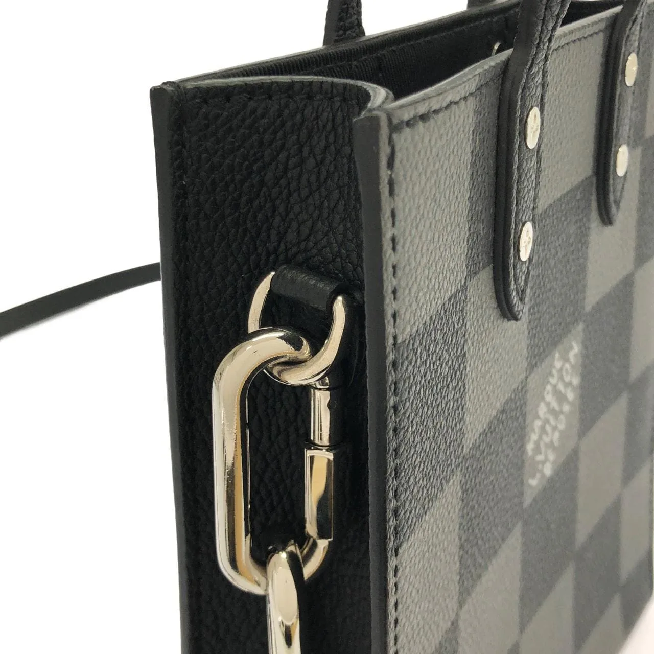 LOUIS VUITTON N60479 手提包 Damier 黑色 Damier 中古品A - 縮圖 5