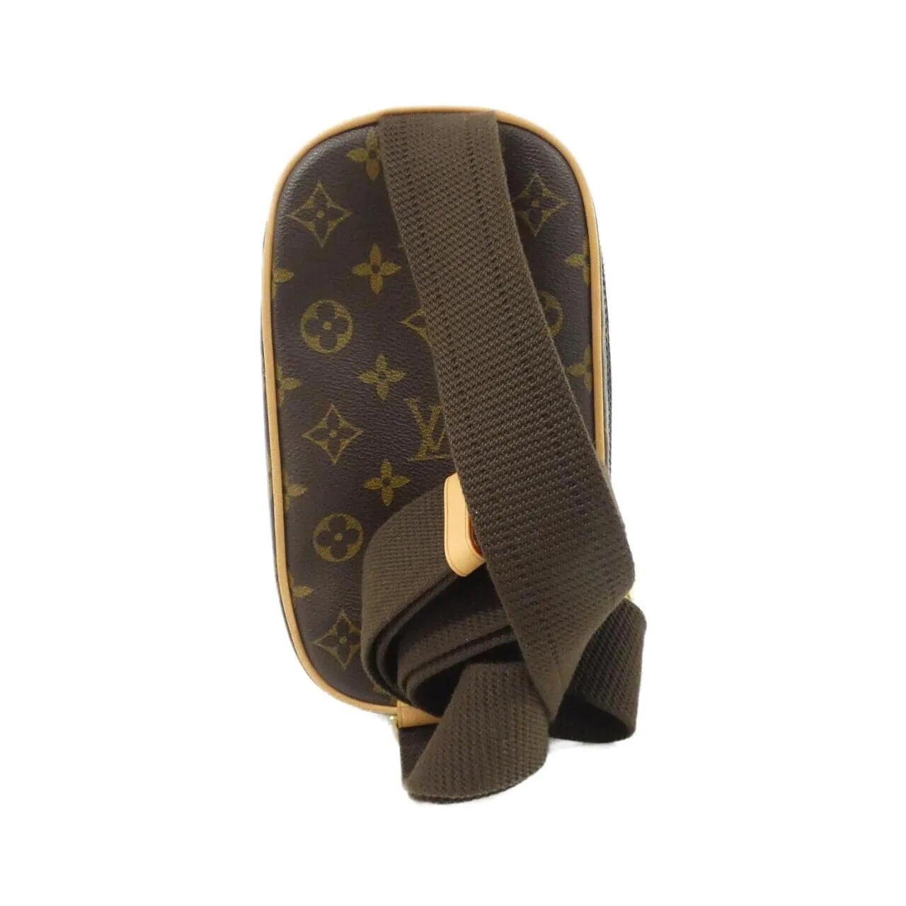 LOUIS VUITTON Pochette M51870 Shoulder Monogram 黑色 Monogram 中古品A - 縮圖 2
