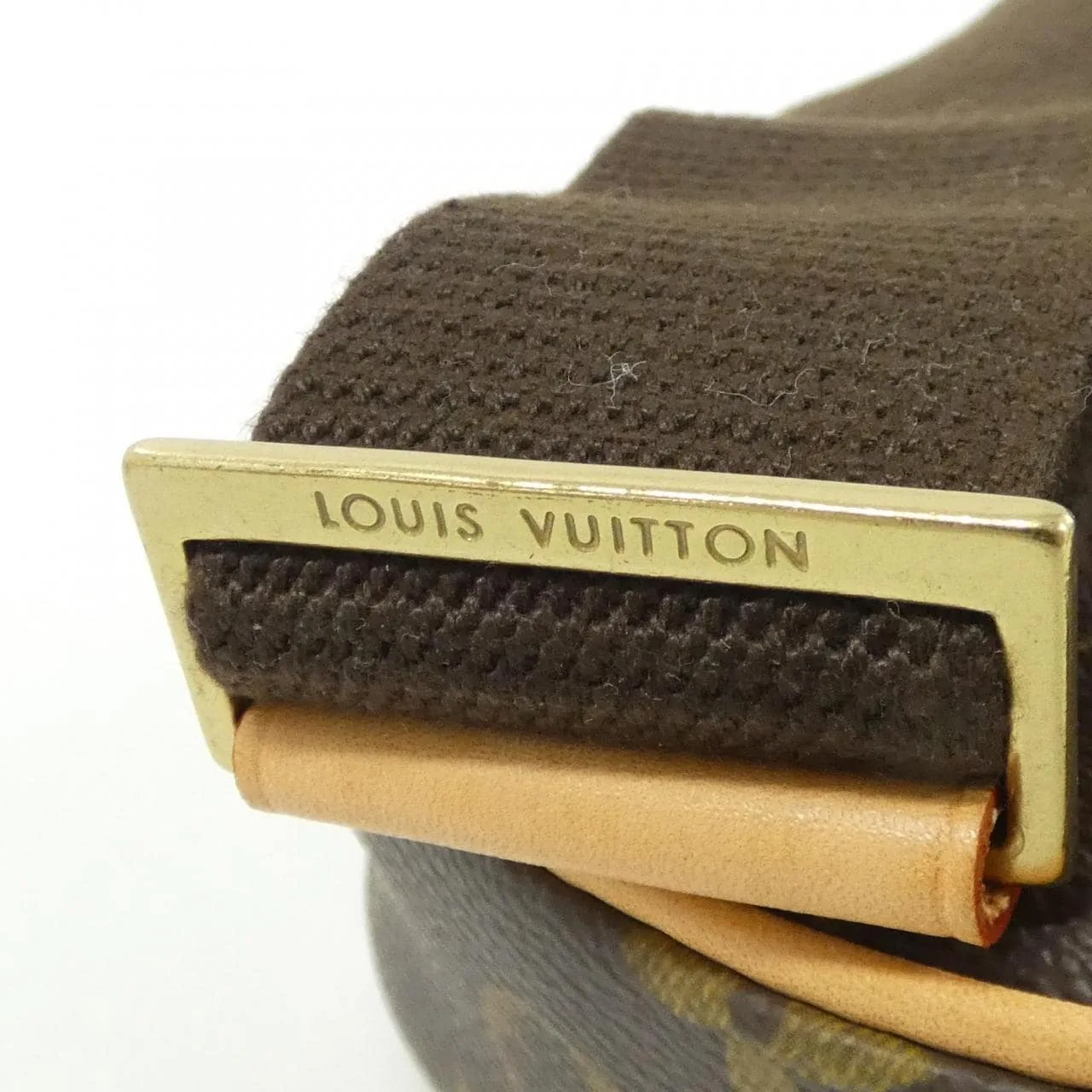 LOUIS VUITTON Pochette M51870 Shoulder Monogram 黑色 Monogram 中古品A - 縮圖 8