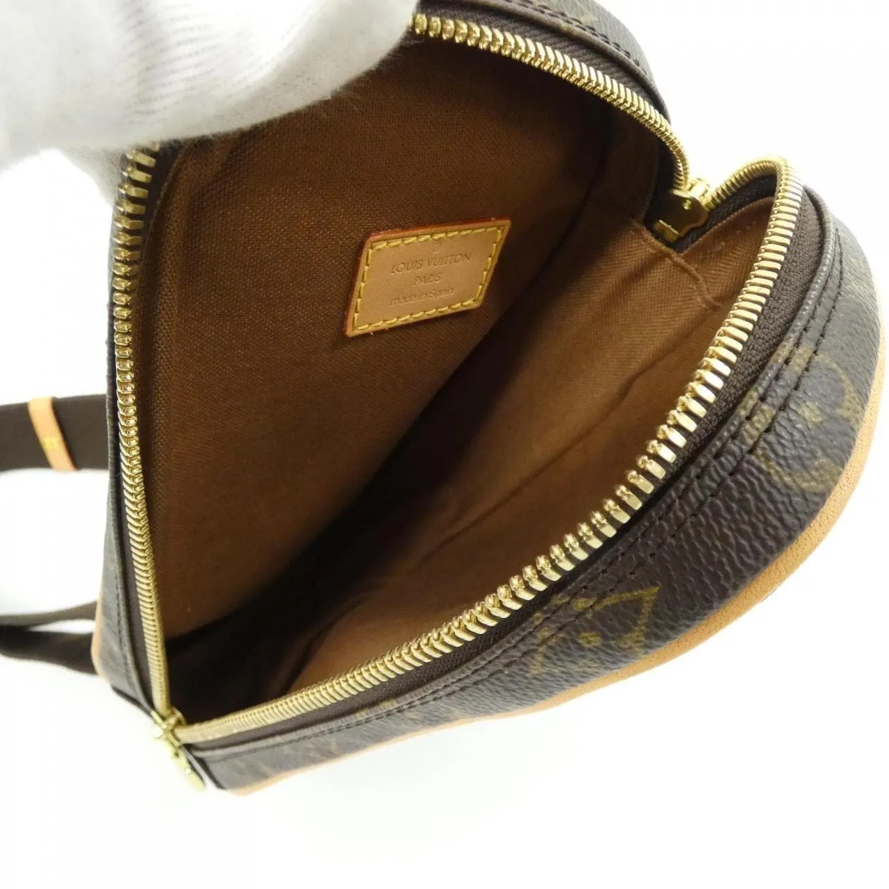LOUIS VUITTON Pochette M51870 Shoulder Monogram 黑色 Monogram 中古品A - 縮圖 10