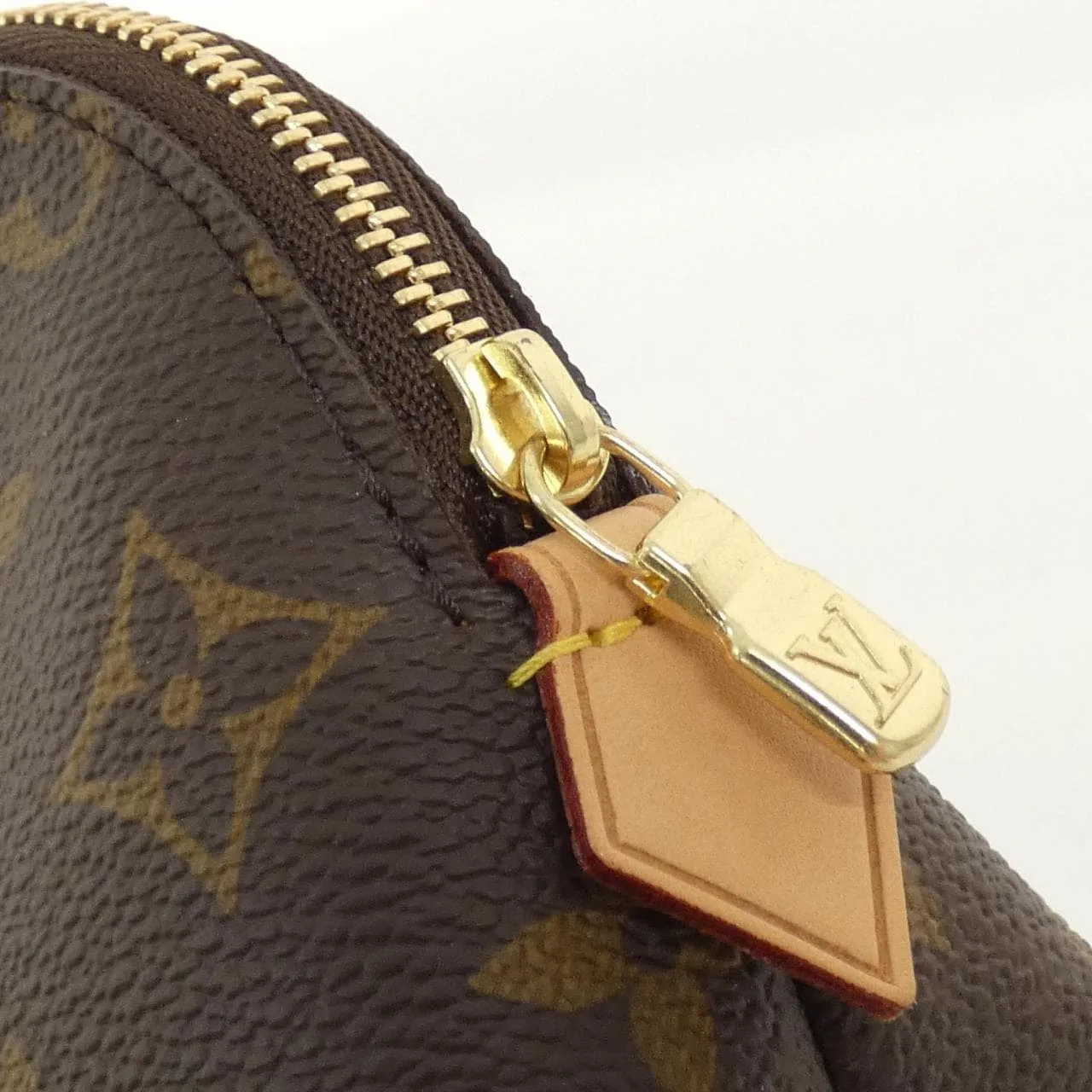 LOUIS VUITTON Pochette M47515 Pouch Monogram 黑色 Monogram 中古品A - 縮圖 3