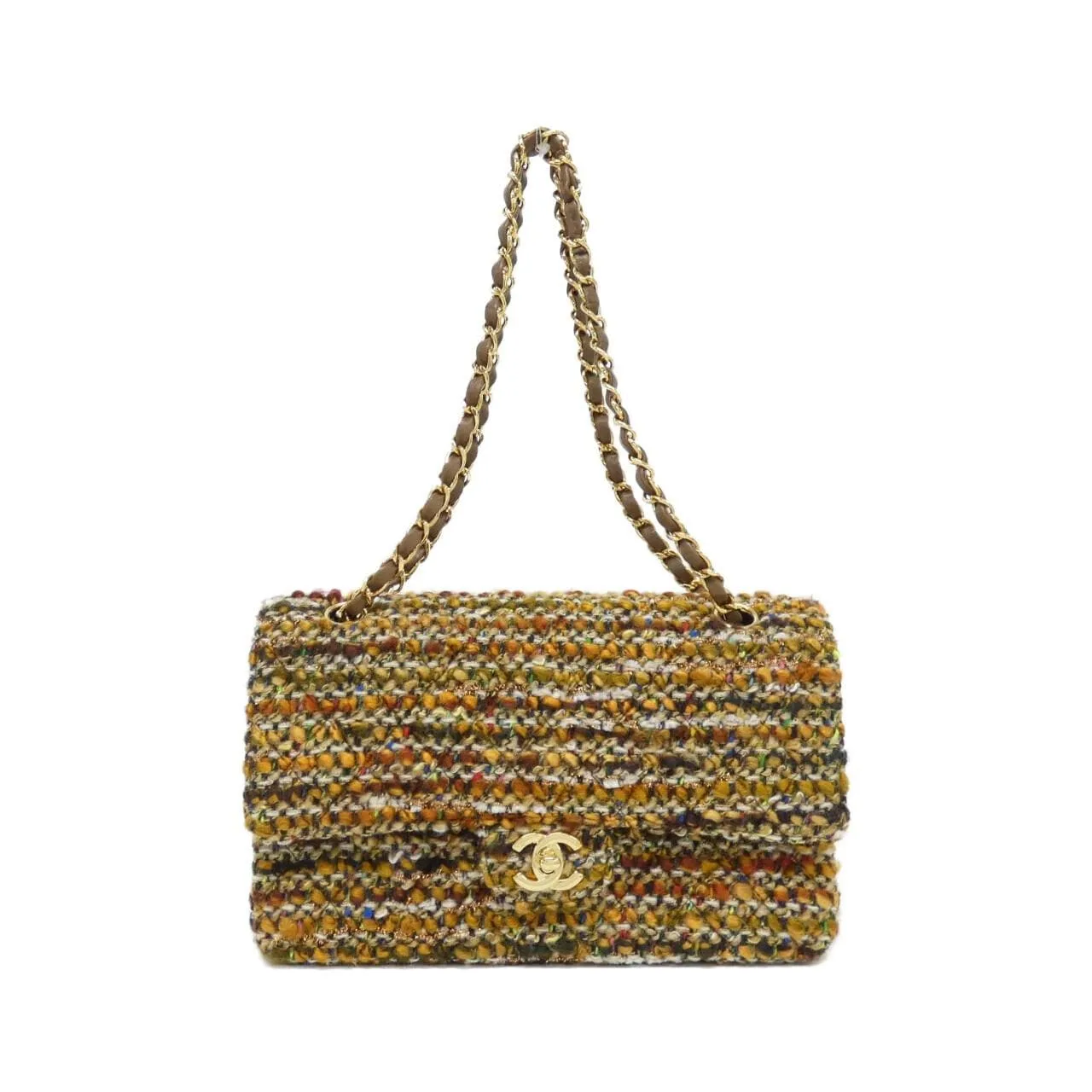 CHANEL Matelasse 1112 Shoulder Tweed