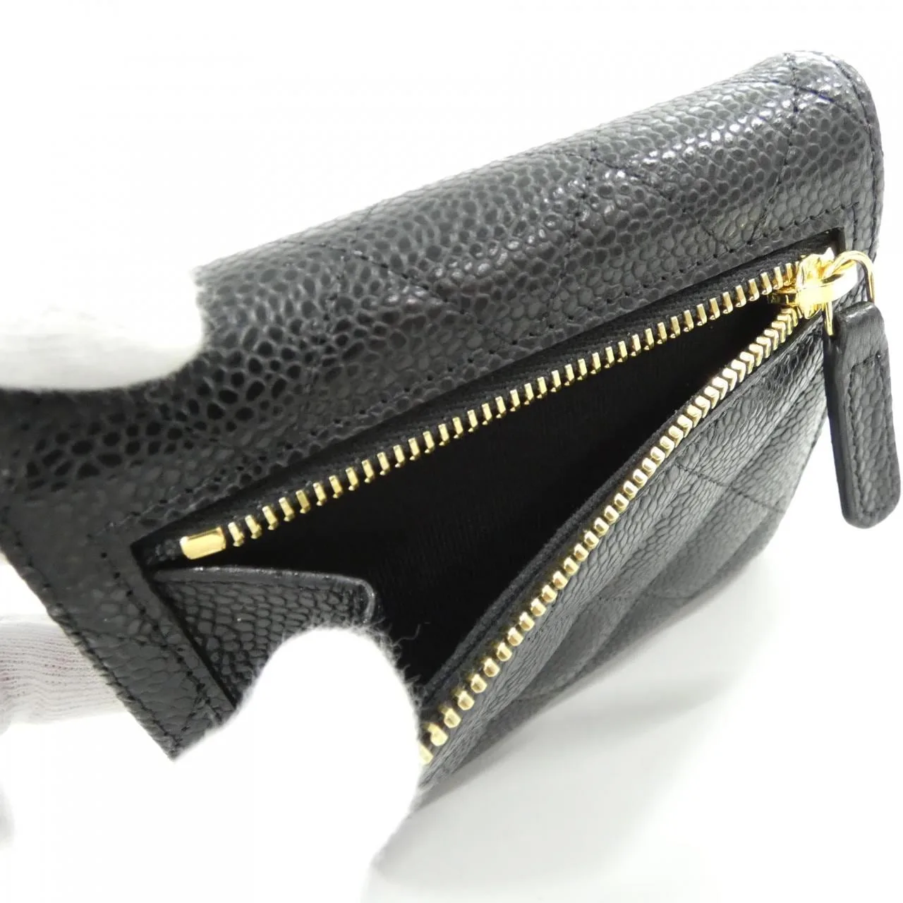 CHANEL Timeless Classic AP0231 Wallet Grained Calfskin Black Grained Calfskin Unused - Thumbnail 5