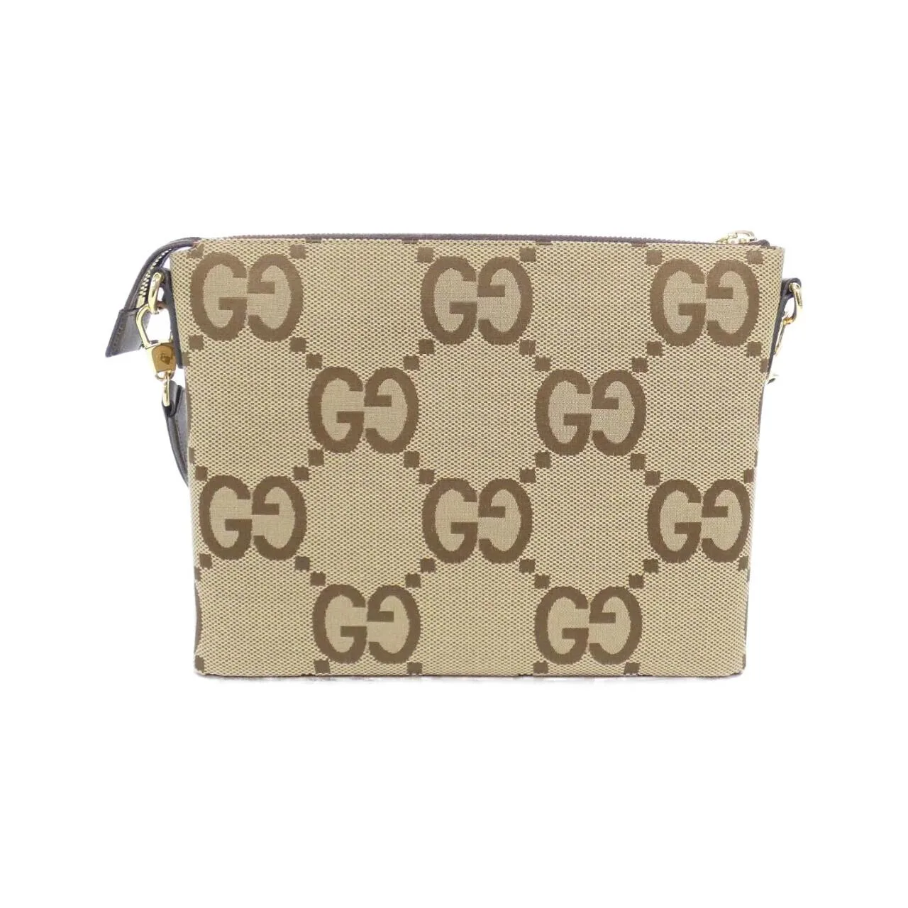 GUCCI 699130 UKMDG 肩背包 帆布 黑色 帆布 中古品A - 縮圖 2