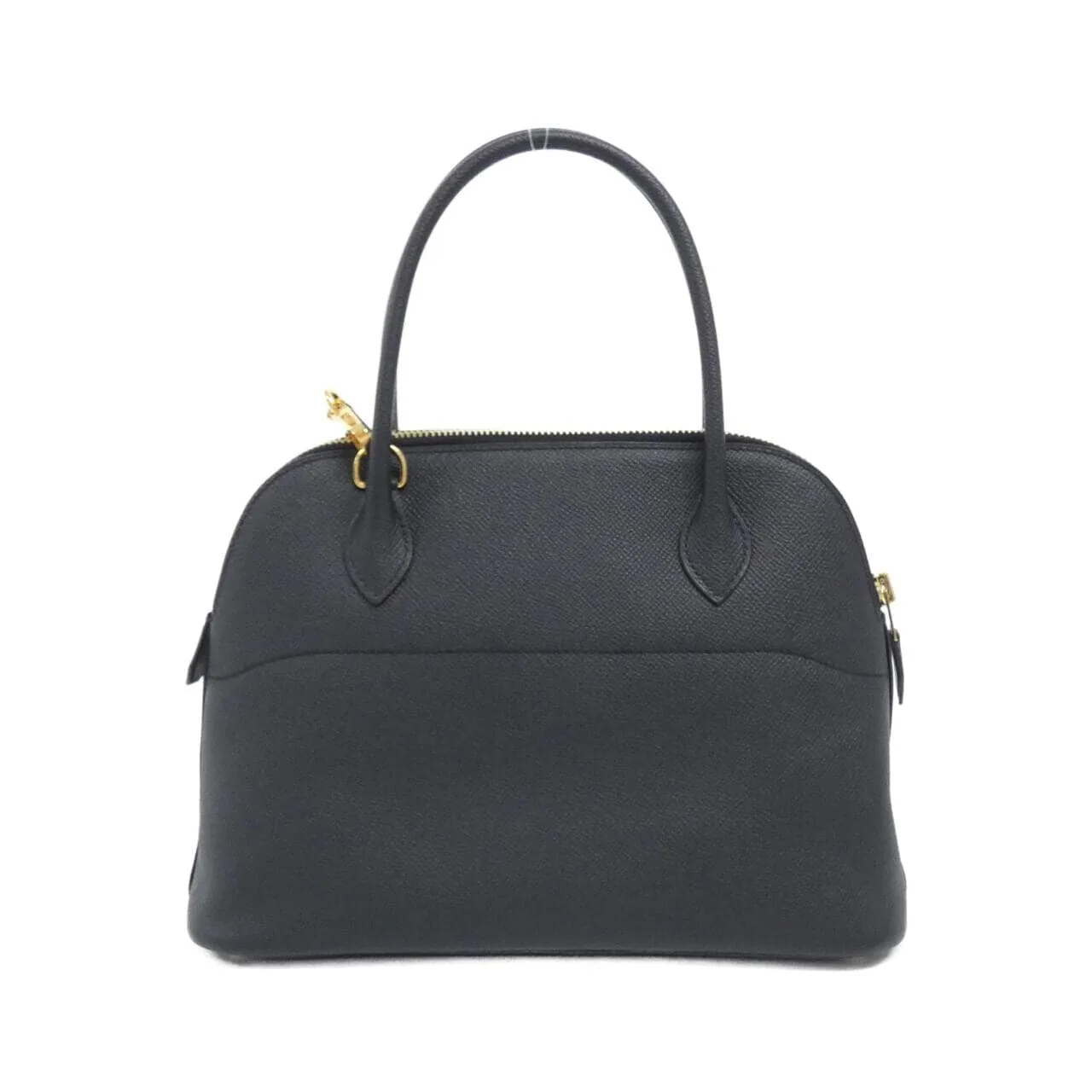 HERMES Bolide 049431CC Handbag Epsom Black Epsom Leather Rank A - Thumbnail 2