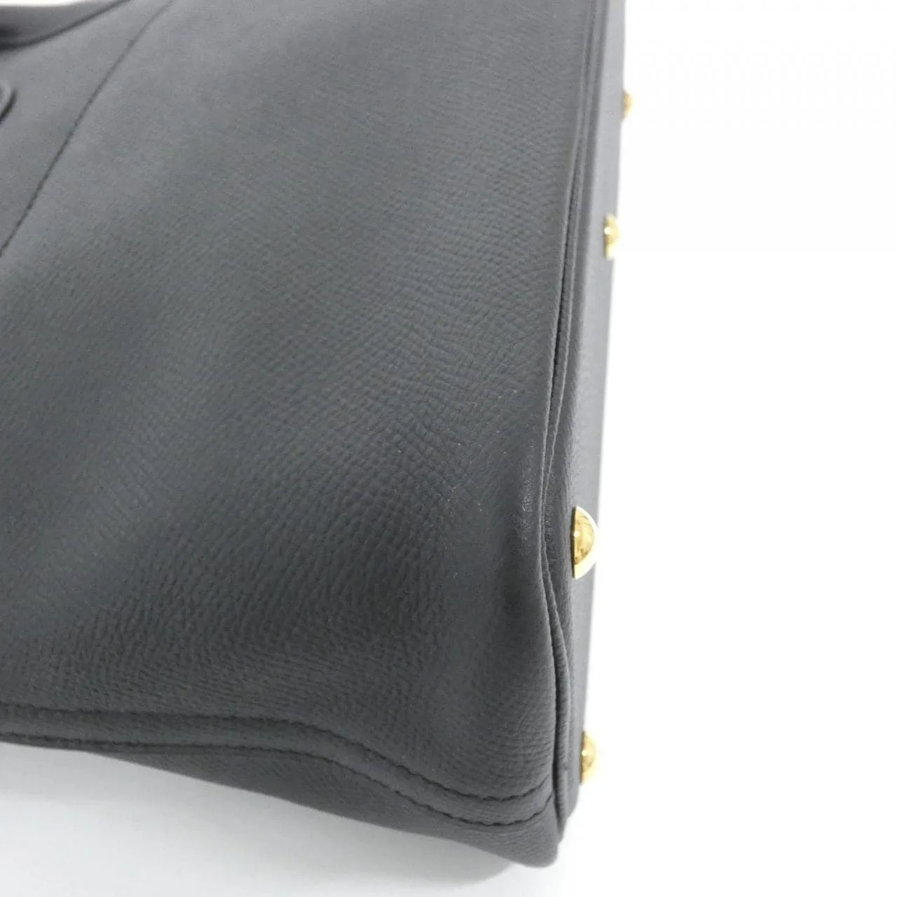 HERMES Bolide 049431CC Handbag Epsom Black Epsom Leather Rank A - Thumbnail 4