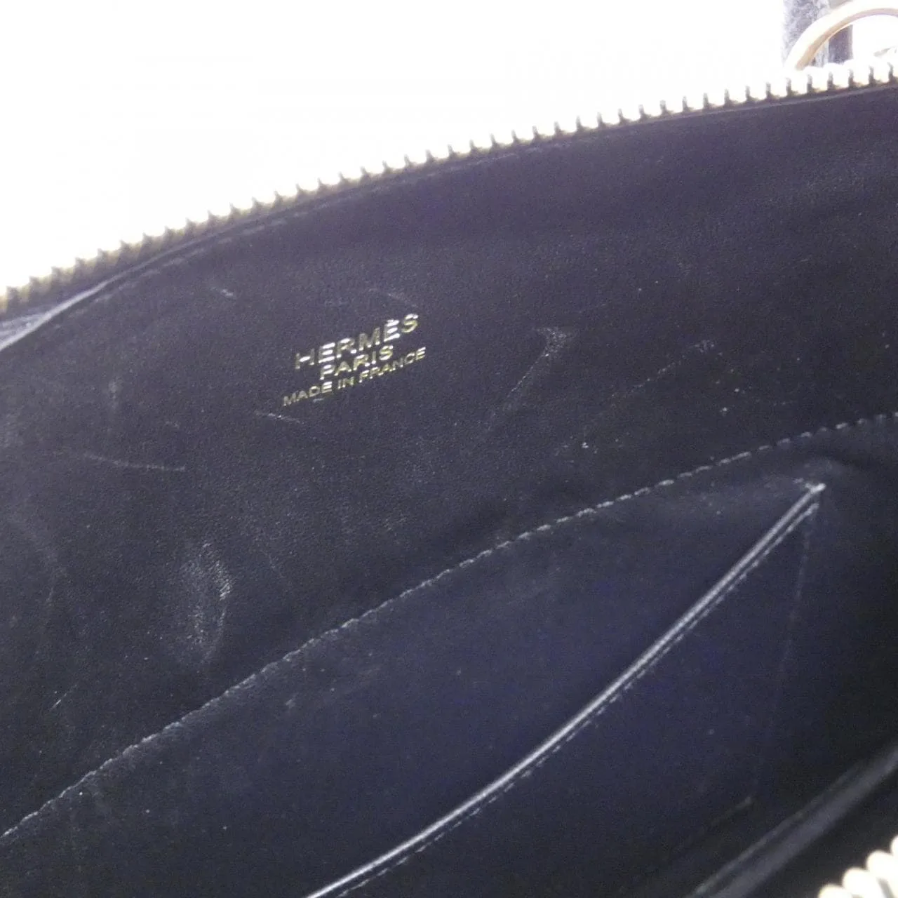 HERMES Bolide 049431CC Handbag Epsom Black Epsom Leather Rank A - Thumbnail 7