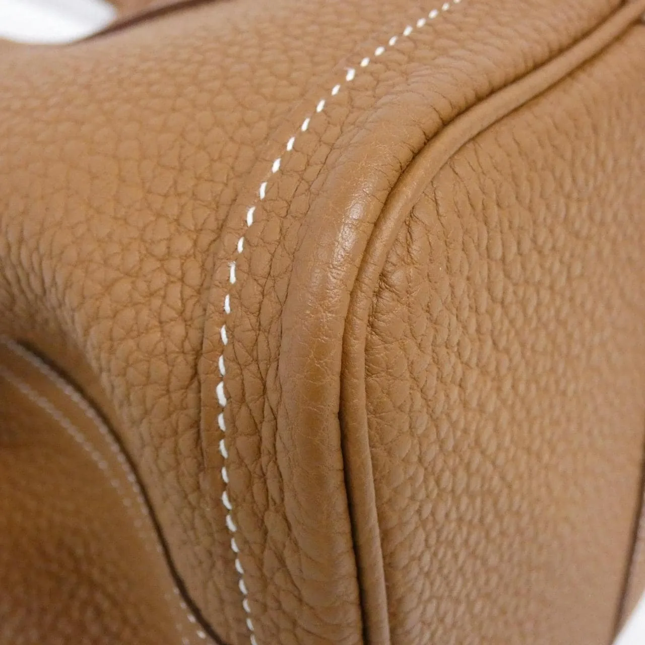 HERMES Garden Party 051568CK Tote Gold Rank A - Thumbnail 2