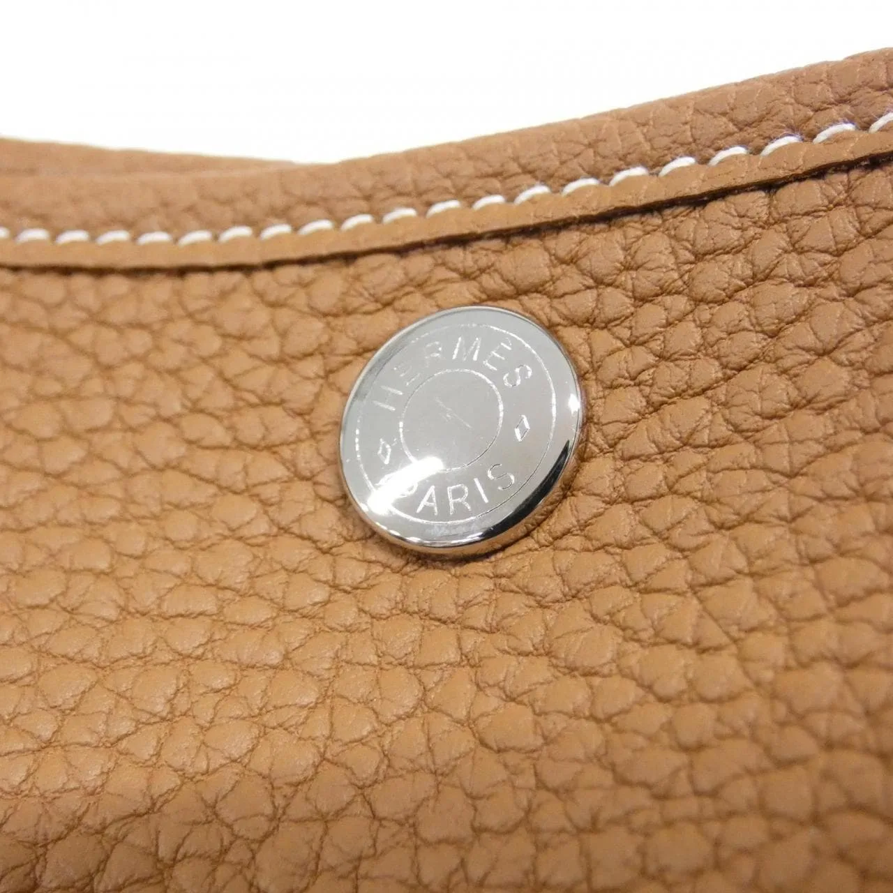 HERMES Garden Party 051568CK Tote Gold Rank A - Thumbnail 3