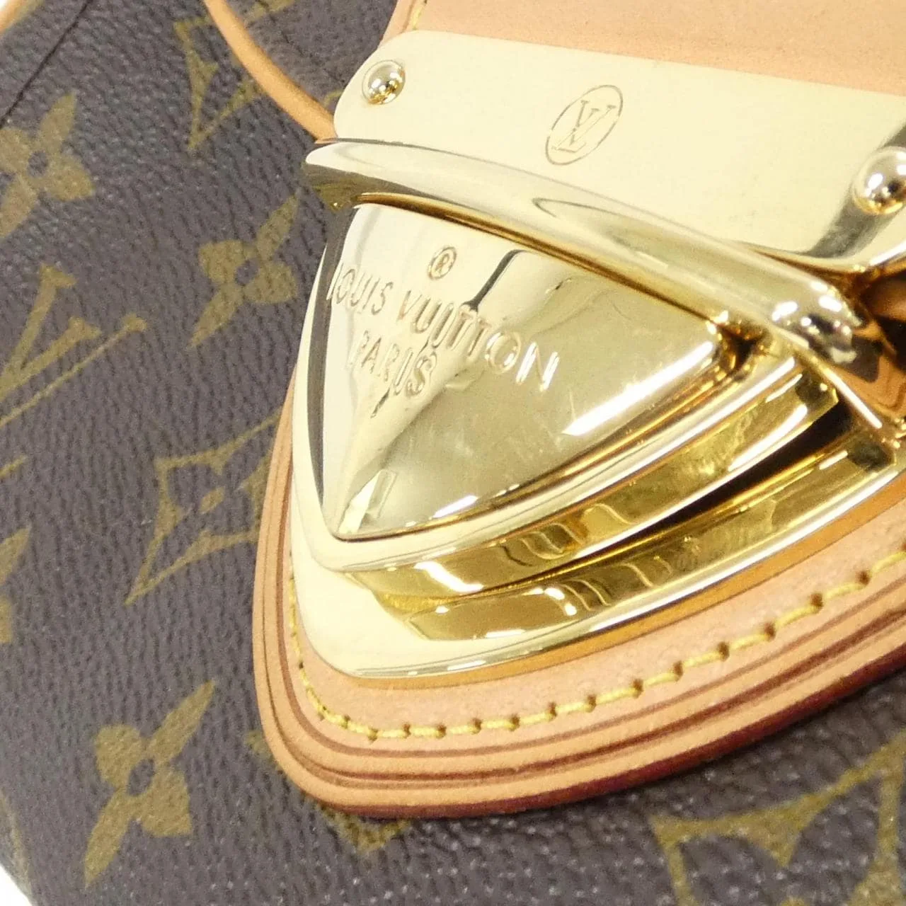 LOUIS VUITTON Pochette M40122 Shoulder Monogram Black Monogram Rank A - Thumbnail 4