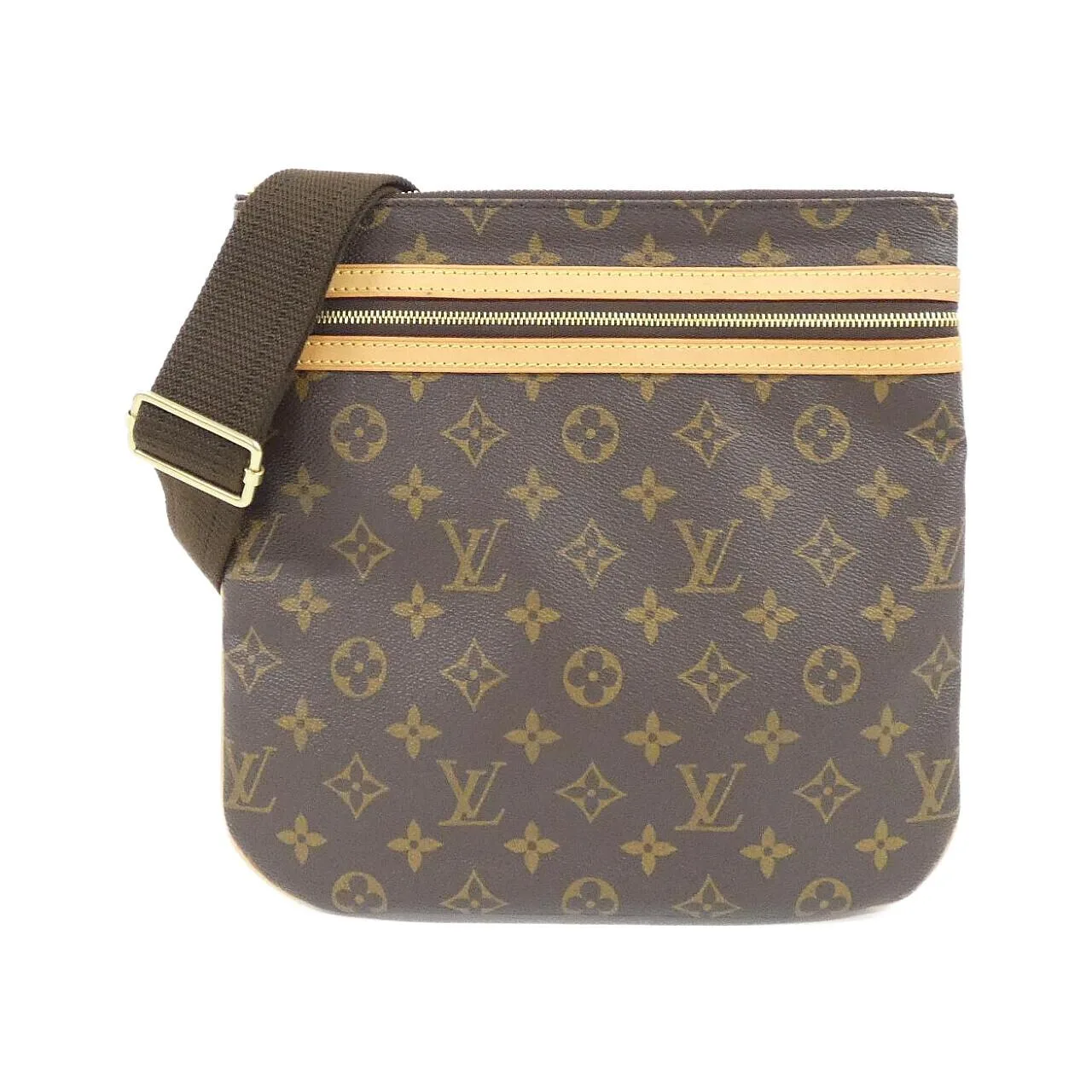 LOUIS VUITTON Pochette M40044 Shoulder Monogram Black