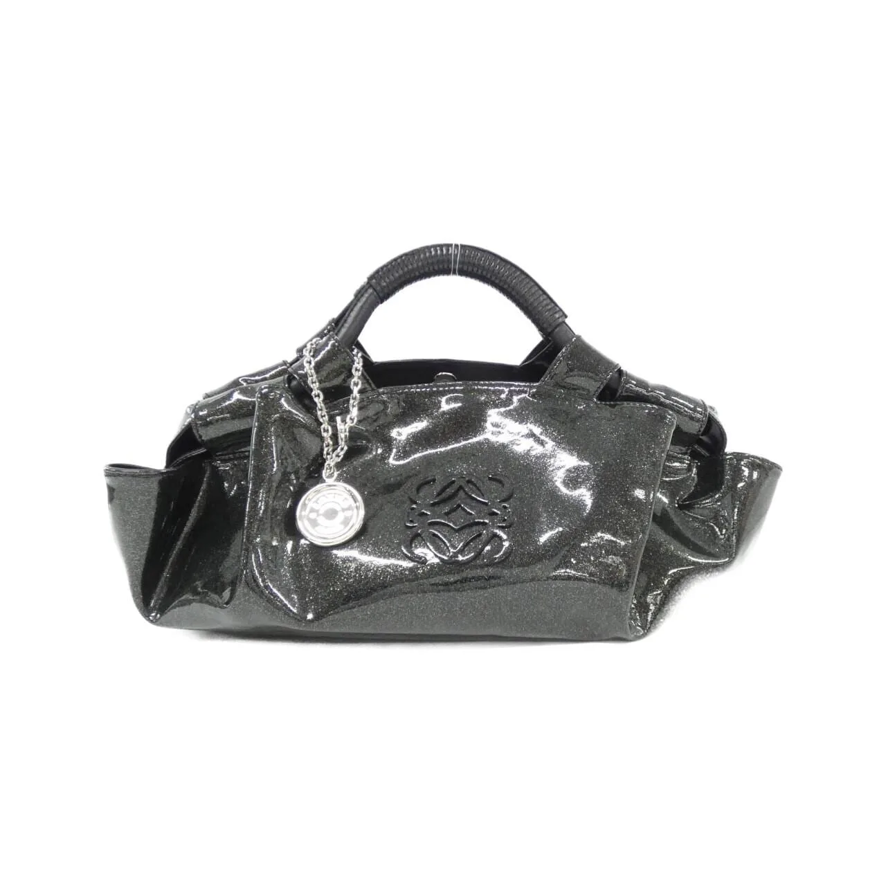 LOEWE 315 70 B52 手提包 漆皮 Black