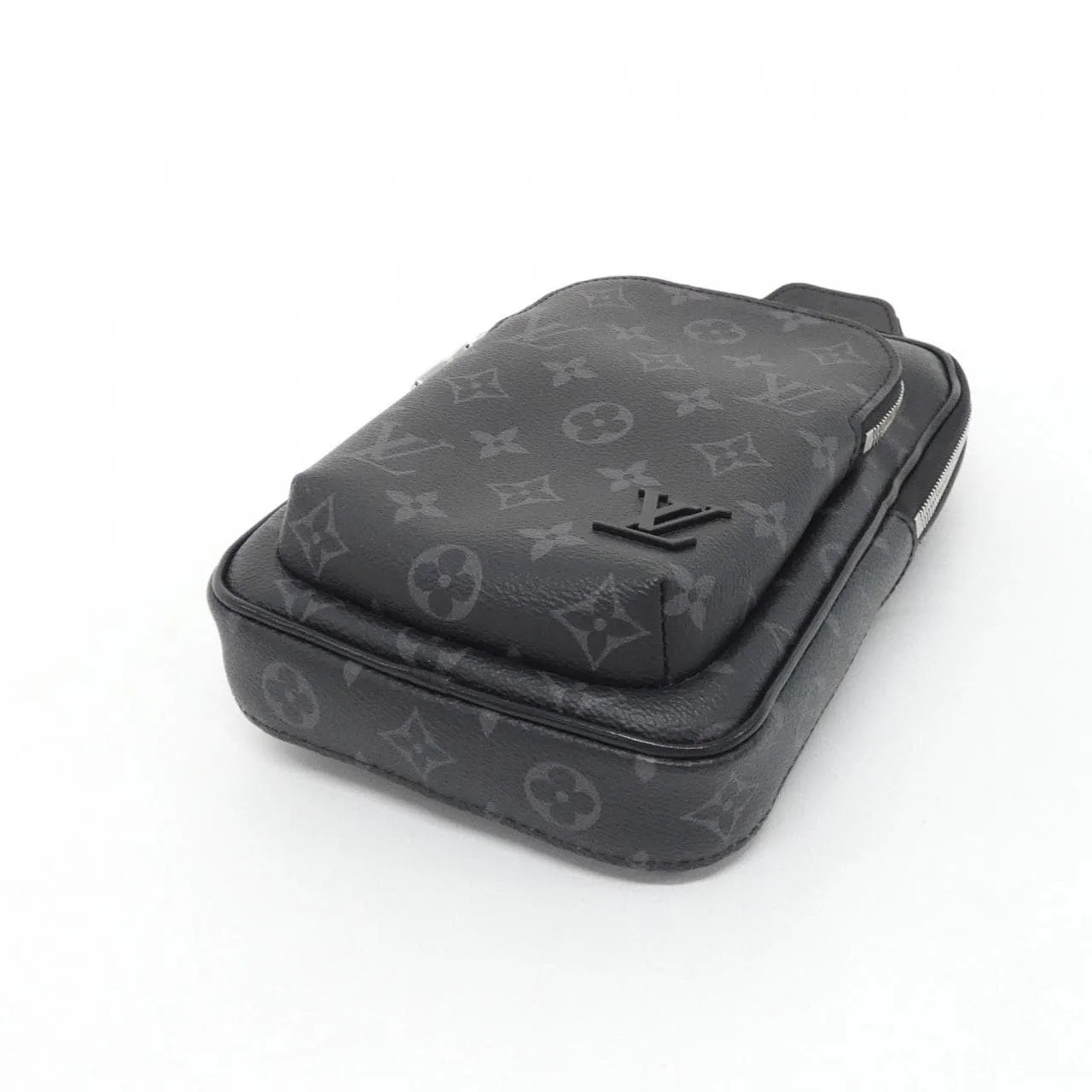 LOUIS VUITTON Avenue M47137 Shoulder Monogram 黑色 Monogram 中古品A - 縮圖 3