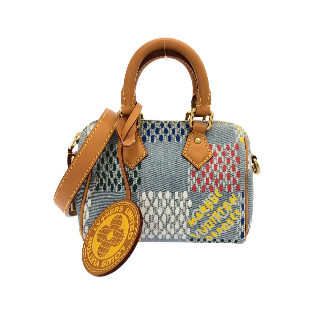 LOUIS VUITTON Speedy N00136 波士頓包 牛仔布