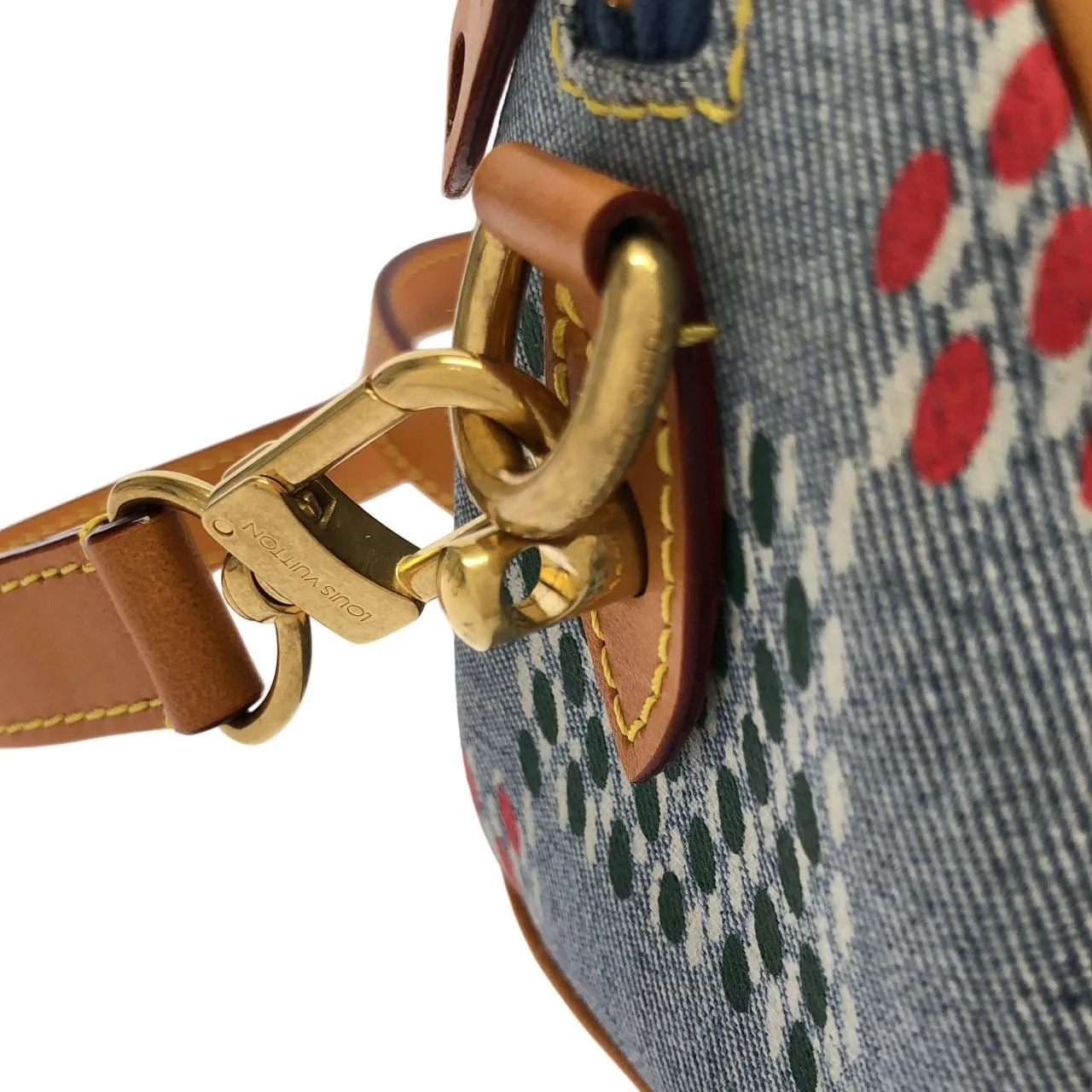 LOUIS VUITTON Speedy N00136 波士頓包 牛仔布 Multicolor 牛仔布 中古品A - 縮圖 5