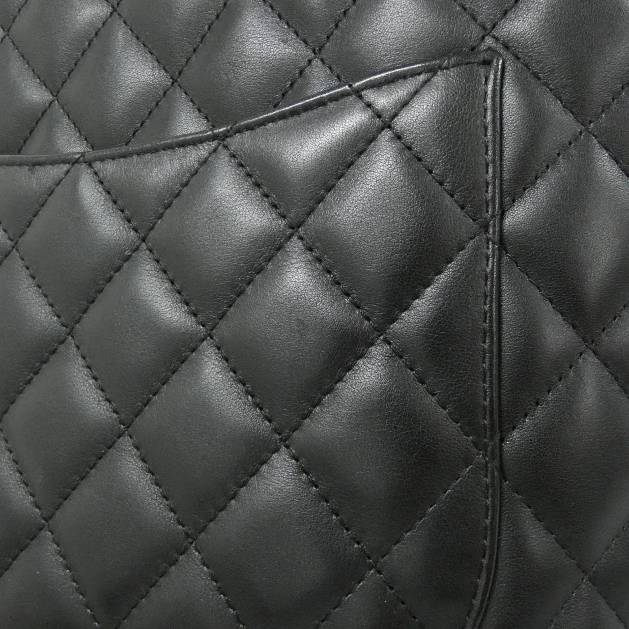 CHANEL Cambon 25167 Handbag 黑色 中古品A - 縮圖 4