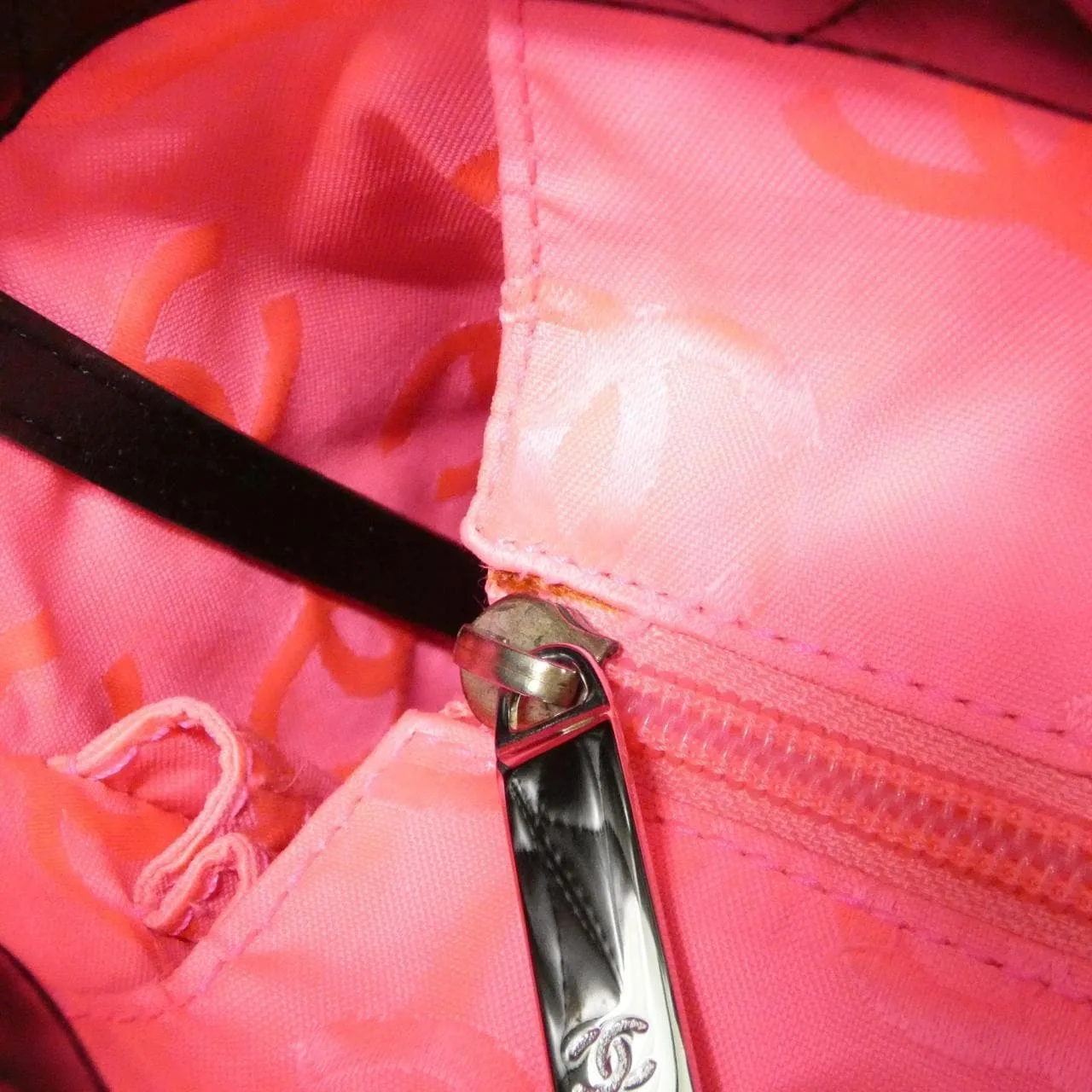 CHANEL Cambon 25167 Handbag 黑色 中古品A - 縮圖 7