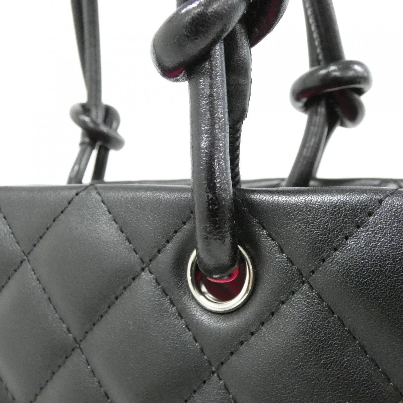 CHANEL Cambon 25167 Handbag 黑色 中古品A - 縮圖 8