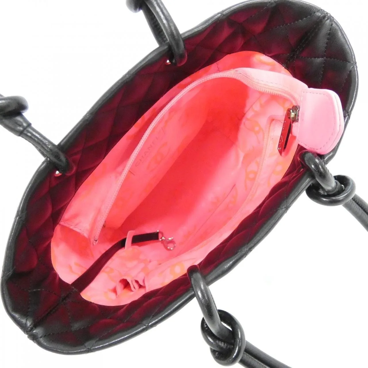 CHANEL Cambon 25167 Handbag 黑色 中古品A - 縮圖 9