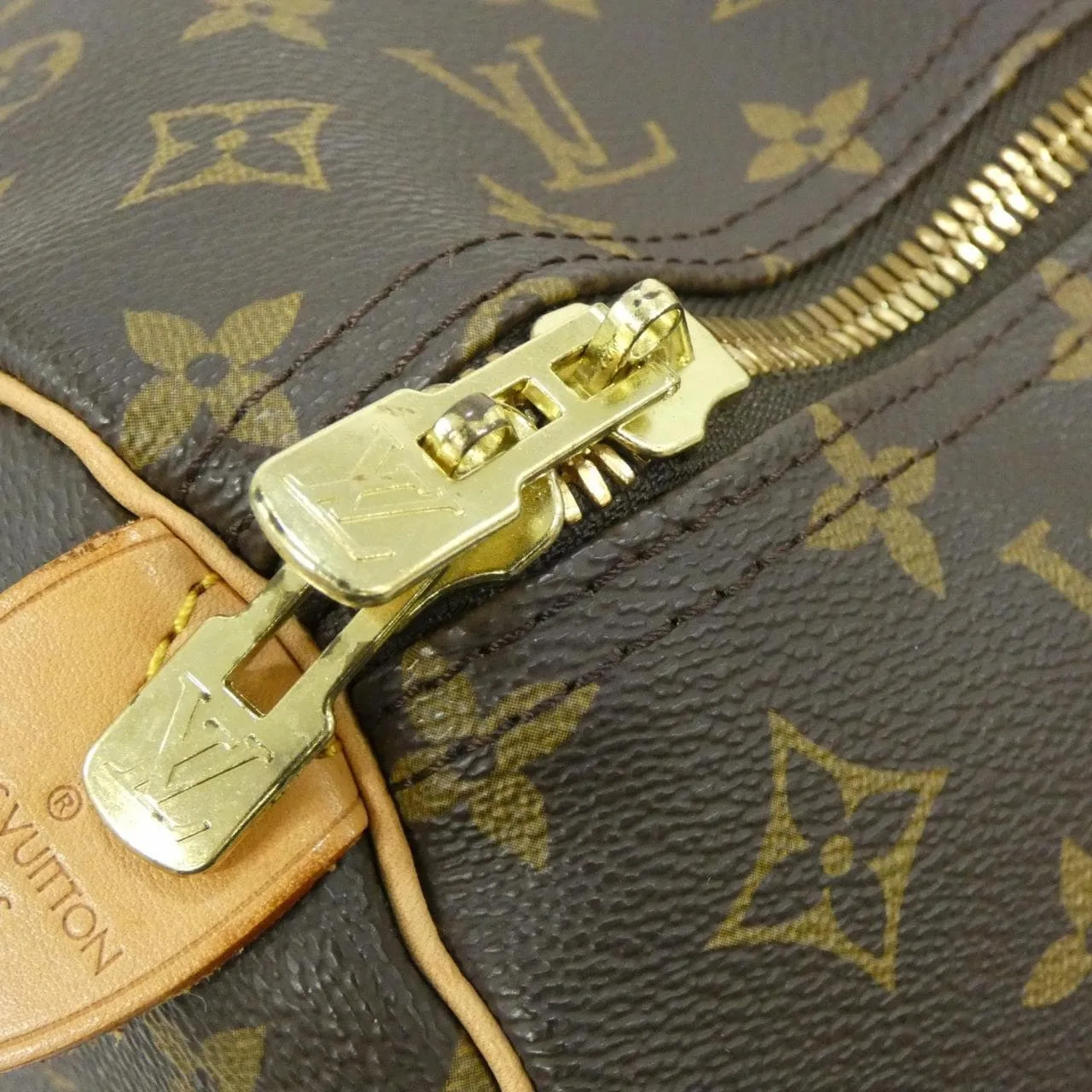 LOUIS VUITTON Keepall M41422 Boston Monogram Black Monogram Rank A - Thumbnail 4