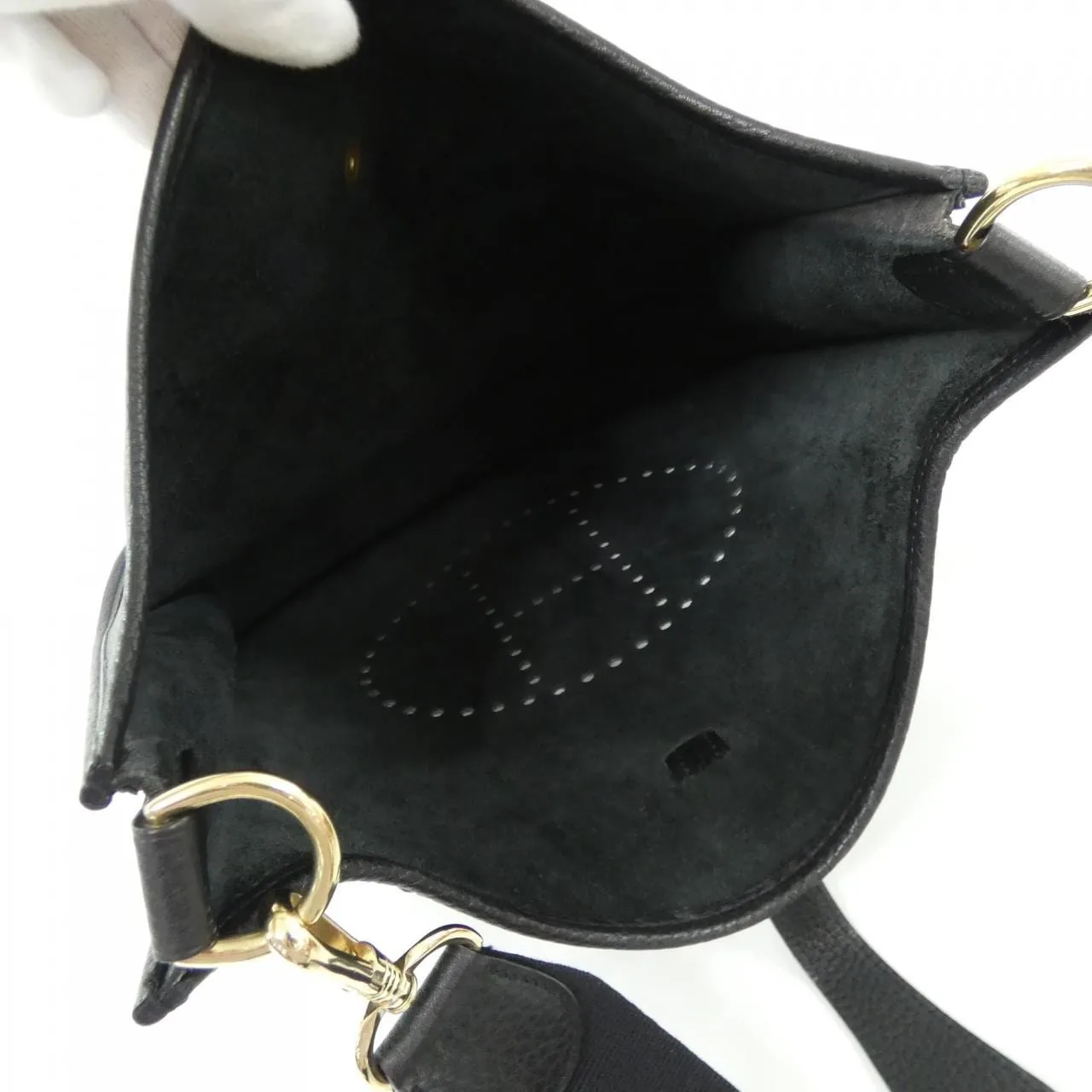 HERMES Evelyne Shoulder Black Rank A - Thumbnail 6