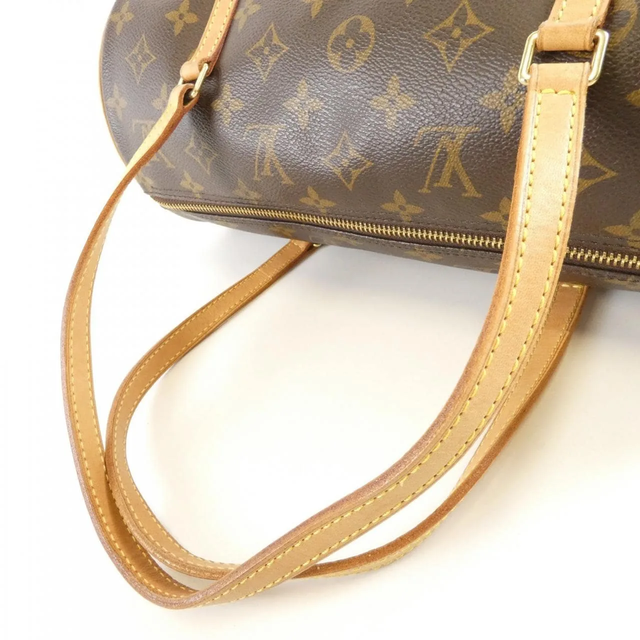 LOUIS VUITTON Papillon M51385 Handbag Monogram Black Monogram Rank B - Thumbnail 6