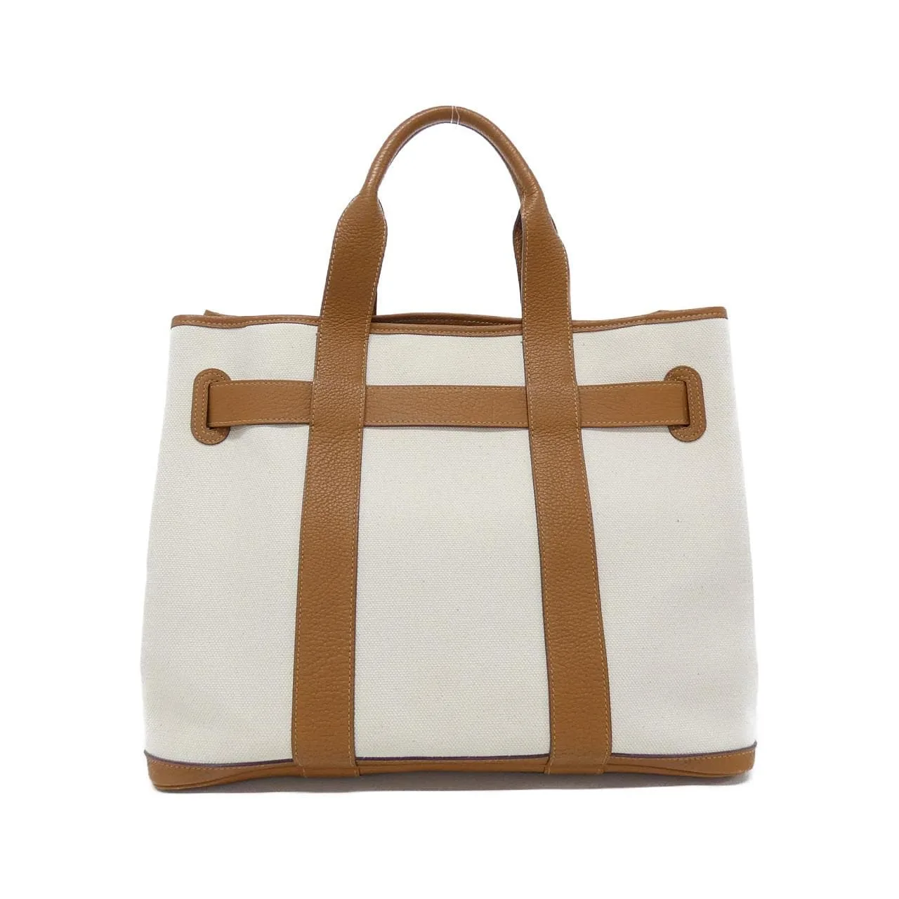 HERMES 049205CK 手提包 帆布 金色 帆布 中古品A - 縮圖 2