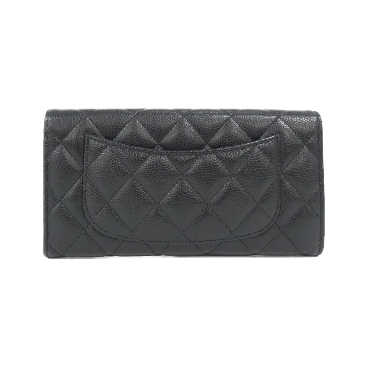 CHANEL Timeless Classic AP0241 Wallet Grained Calfskin Black Grained Calfskin Rank A - Thumbnail 2