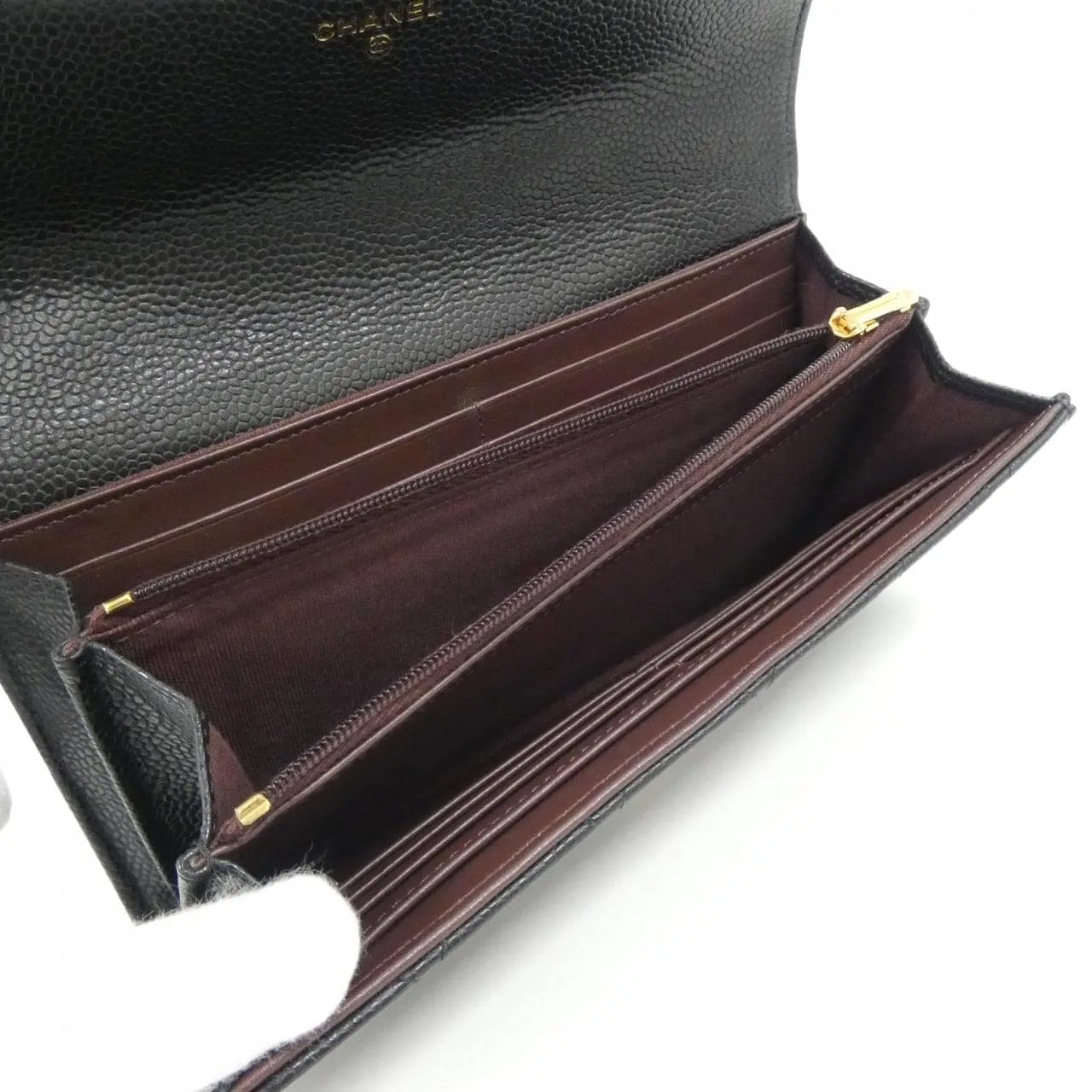CHANEL Timeless Classic AP0241 Wallet Grained Calfskin Black Grained Calfskin Rank A - Thumbnail 6