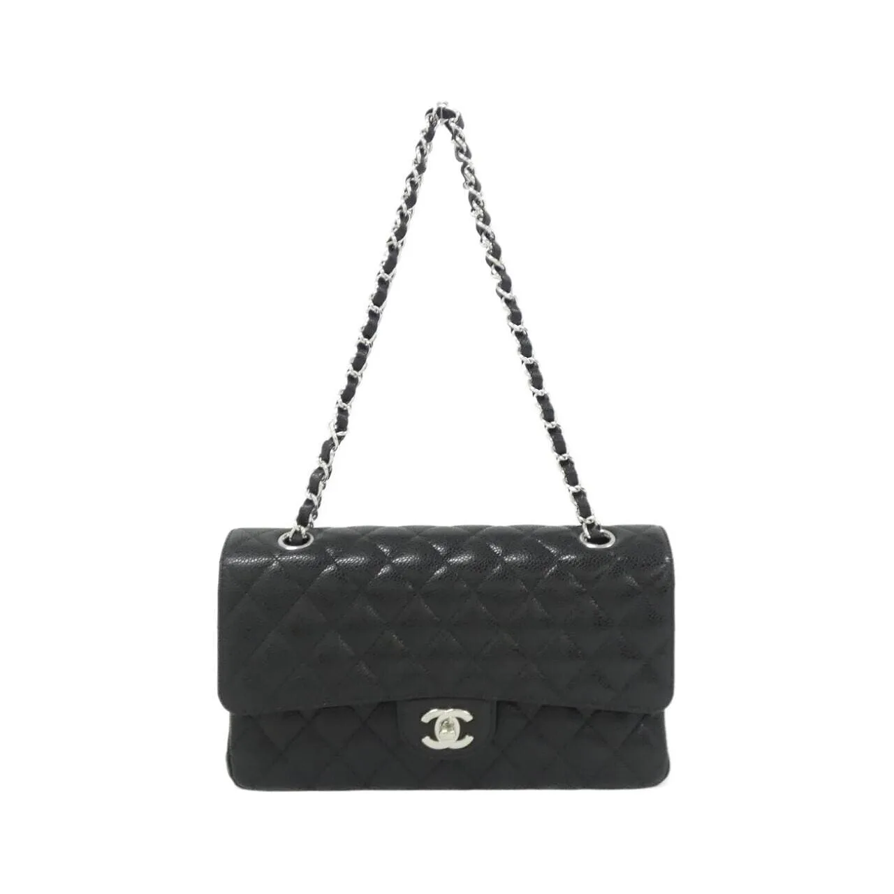 CHANEL Matelasse 1112 Shoulder Grained Calfskin