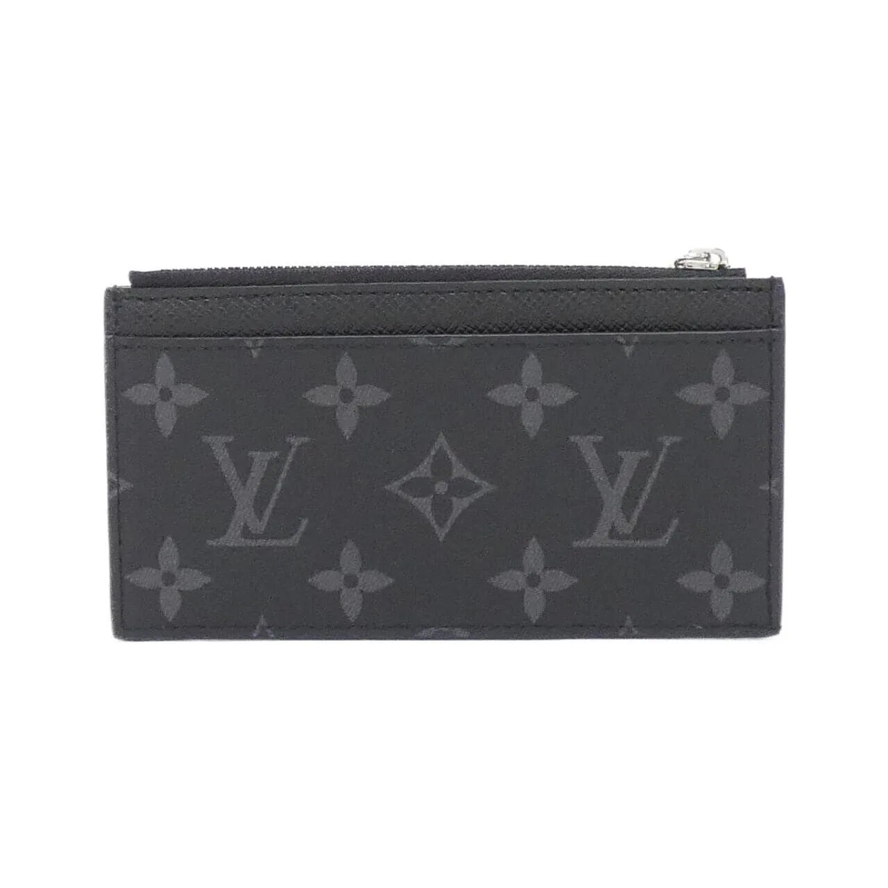 LOUIS VUITTON M30271 Coin Case Canvas 黑色 帆布 中古品A - 縮圖 2