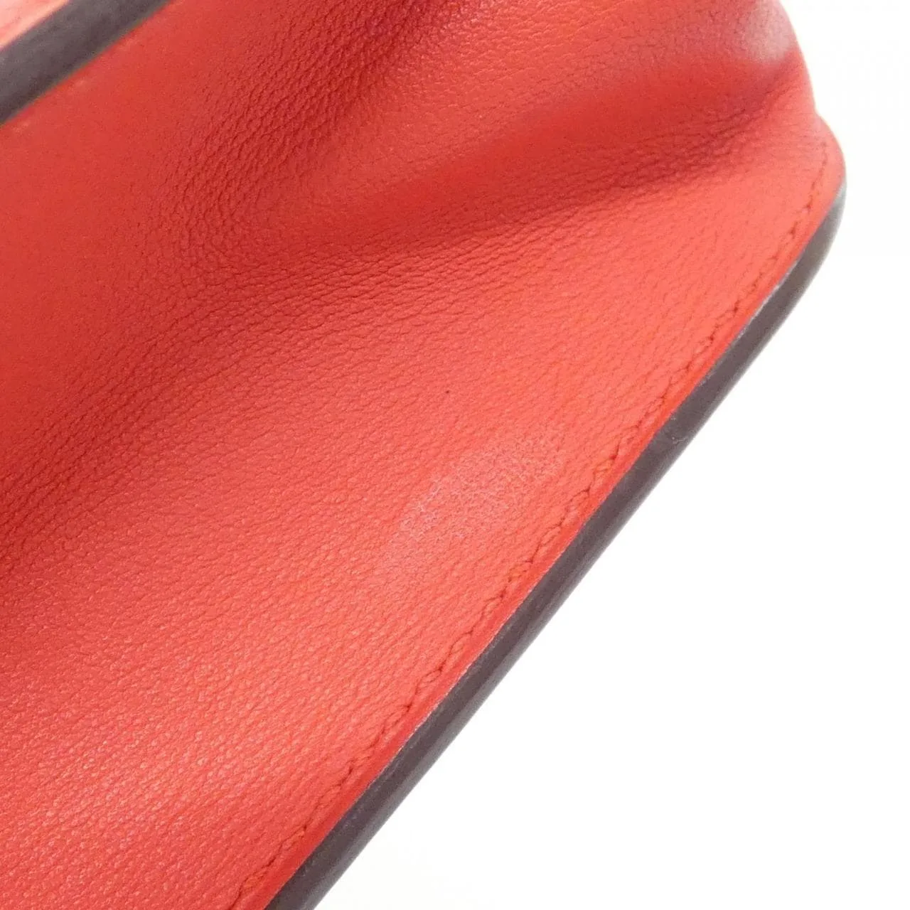 HERMES Halzan 069523CK Handbag Swift Rouge Swift 皮 中古品B - 縮圖 3