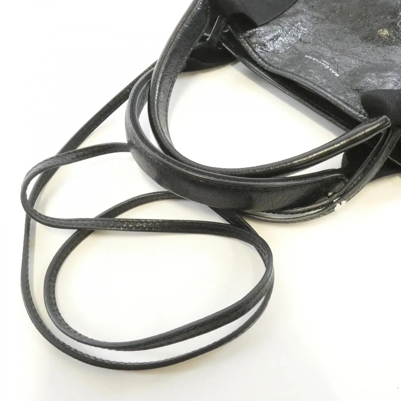 BALENCIAGA 542018 CU51N Handbag Leather 4