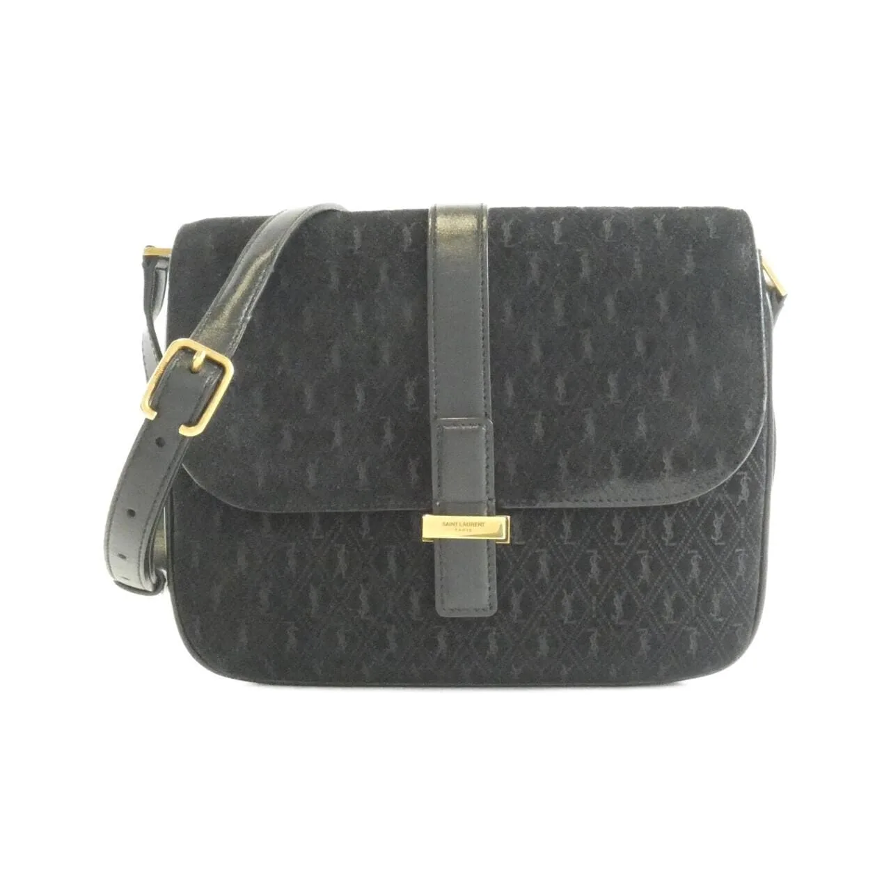 SAINT LAURENT 568604 09W3W Shoulder Monogram