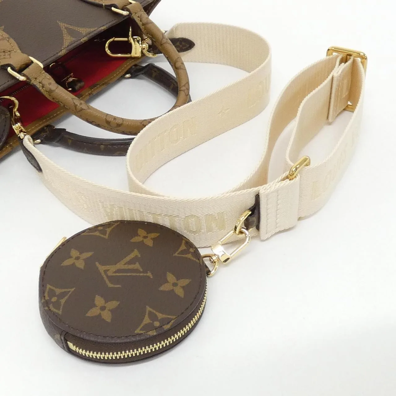 LOUIS VUITTON OnTheGo M46373 Handbag Monogram Black Monogram Rank A - Thumbnail 5