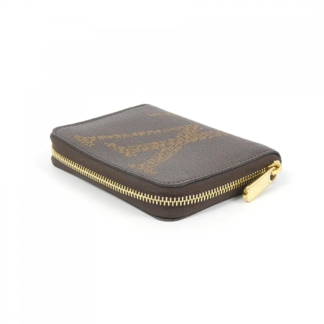 LOUIS VUITTON M69354 散紙包 Monogram 黑色 Monogram 中古品A - 縮圖 3
