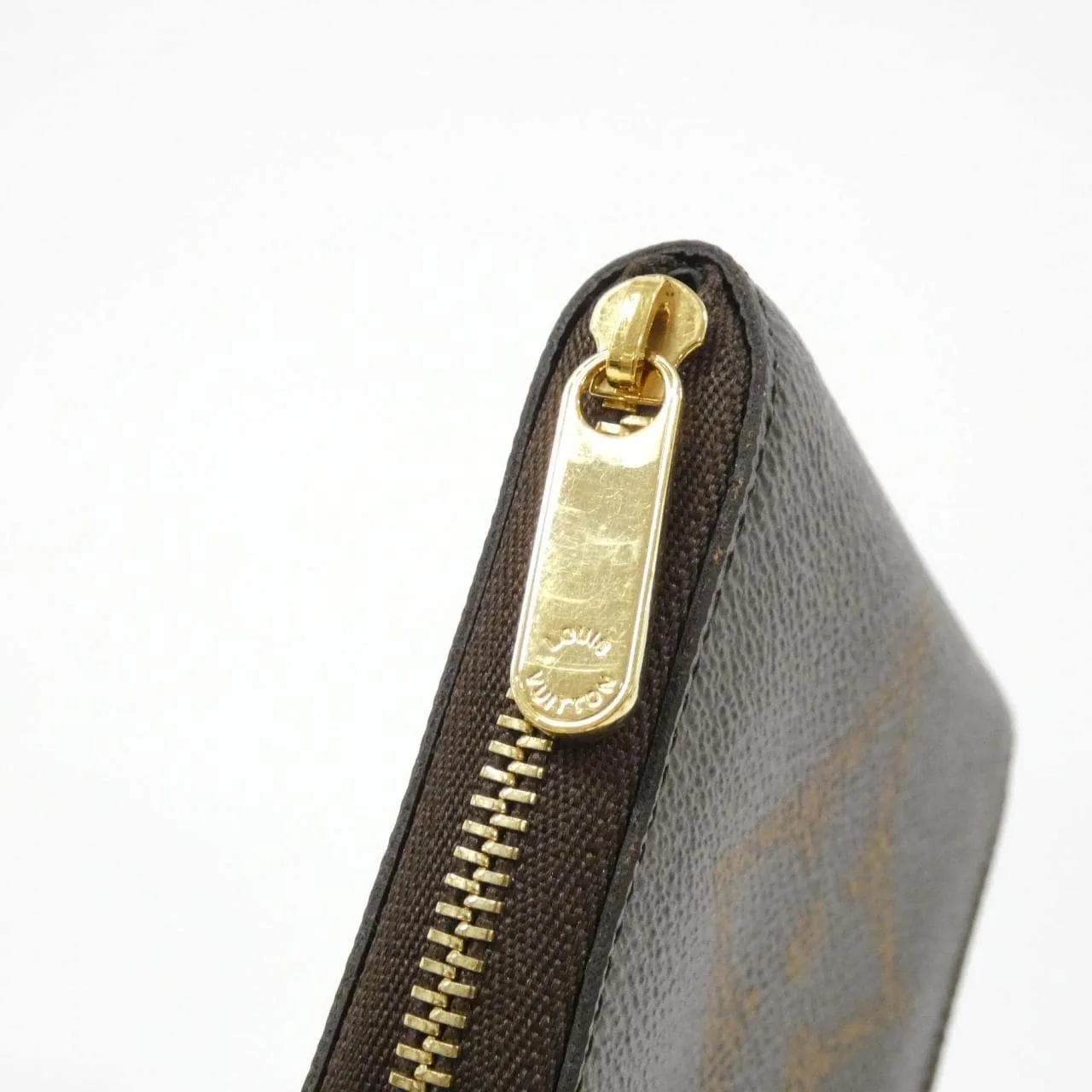 LOUIS VUITTON M69354 散紙包 Monogram 黑色 Monogram 中古品A - 縮圖 4