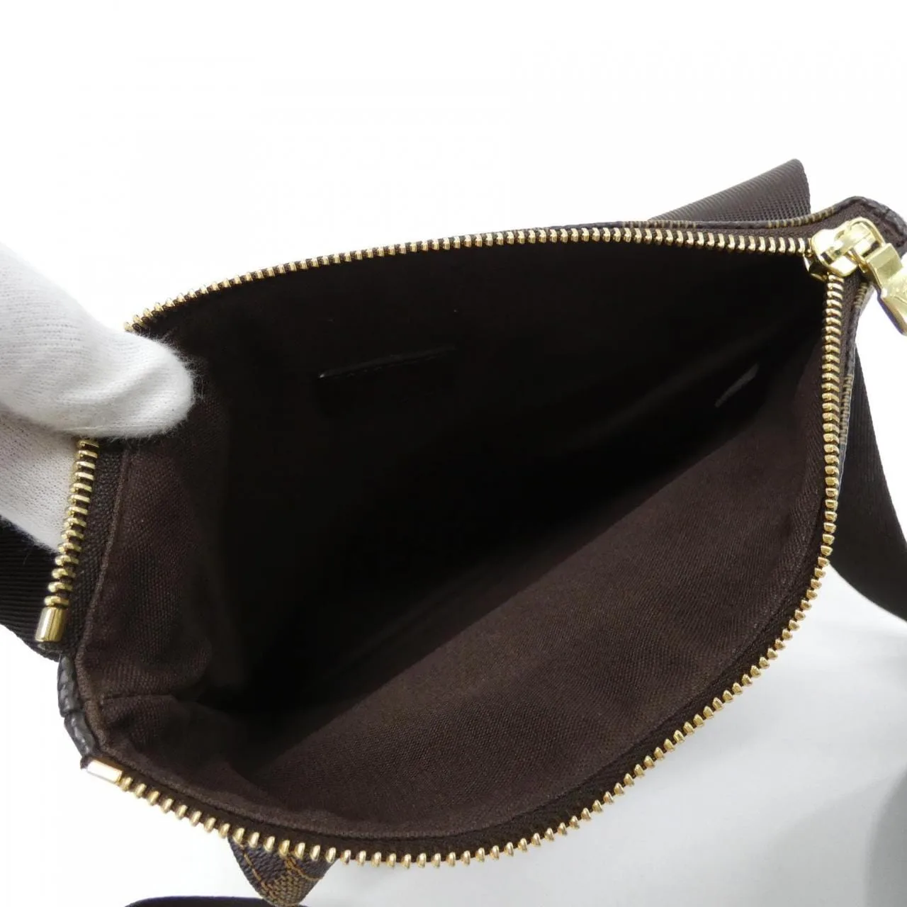 LOUIS VUITTON Pochette N51127 Shoulder Damier Black Damier Rank A - Thumbnail 6